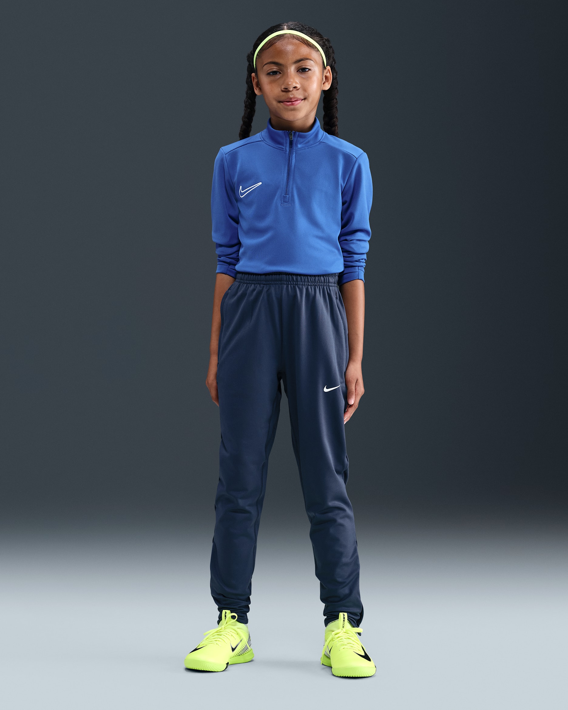 Nike Dri-FIT Strike Older Kids' Football Pants - Thunder Blue/Thunder Blue/Bright Crimson/White