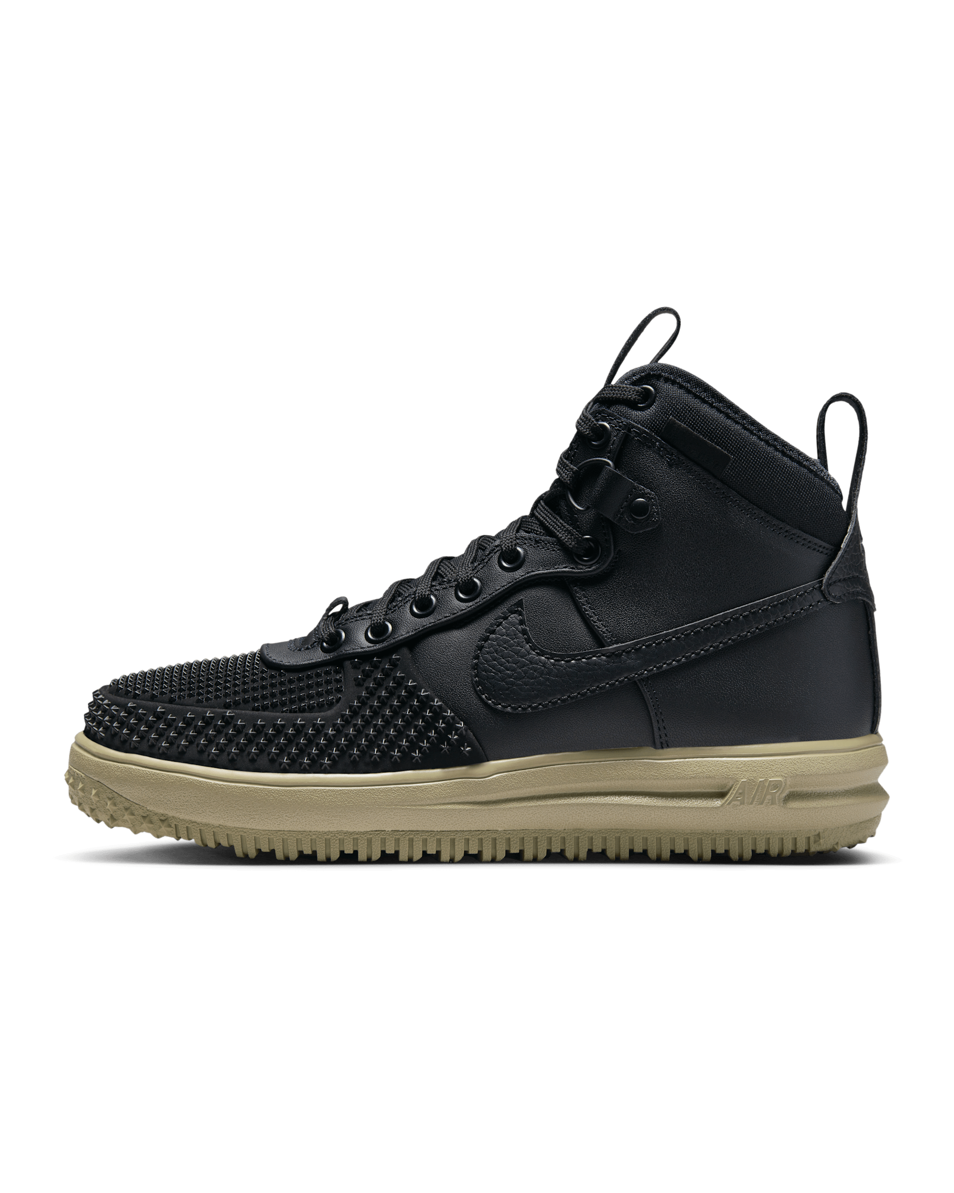 Nike Lunar Force 1 Men's Winterized Duckboots - Black/Neutral Olive/Black