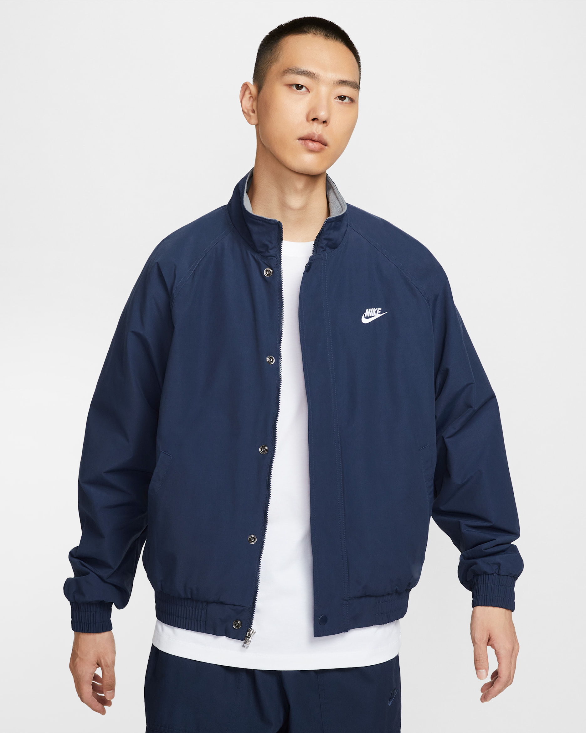 Nike Club Futura Men's Jacket - Midnight Navy/White