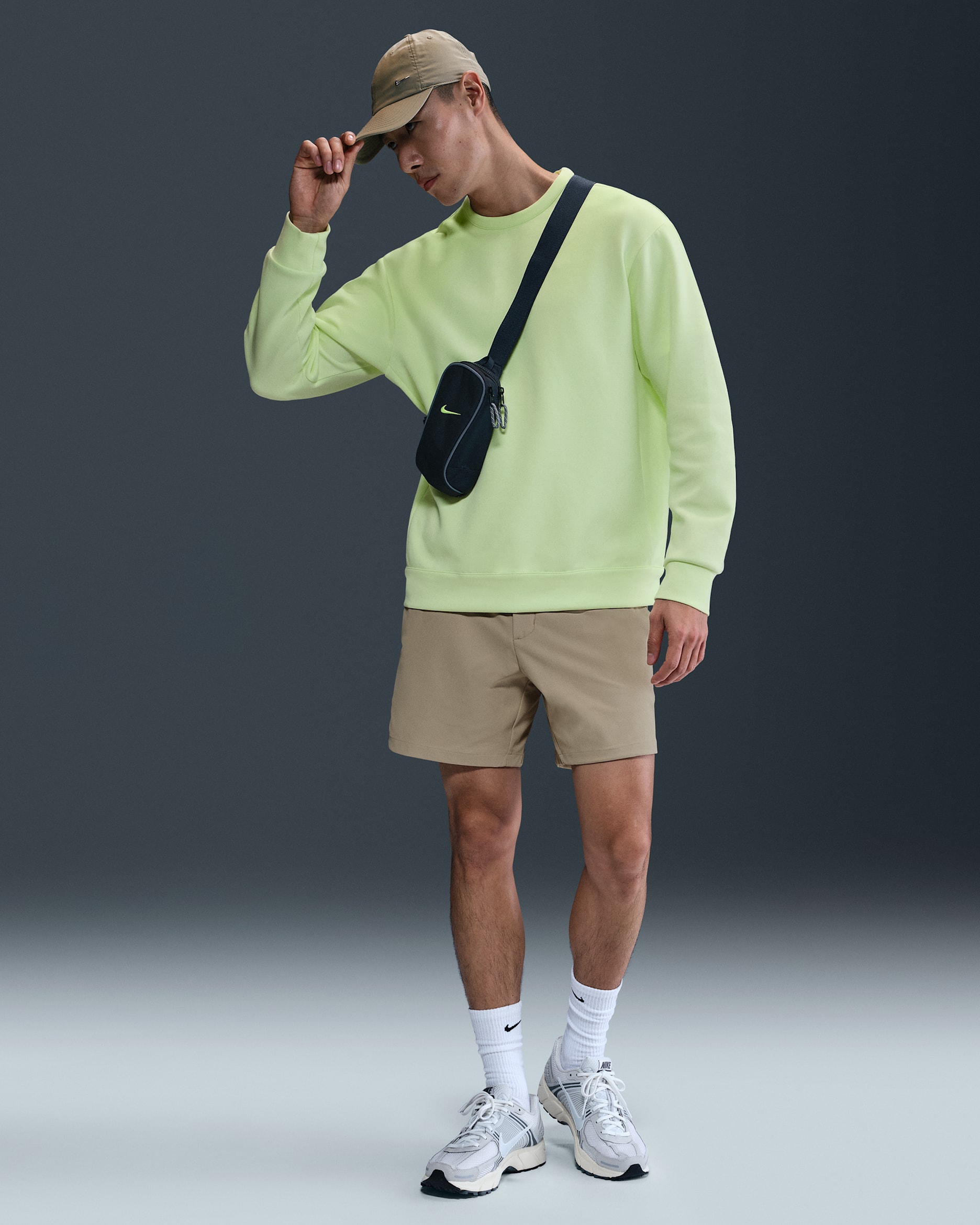 Nike 24.7 PerfectStretch Men's Dri-FIT 6" Shorts - Desert Khaki/Sail/Khaki