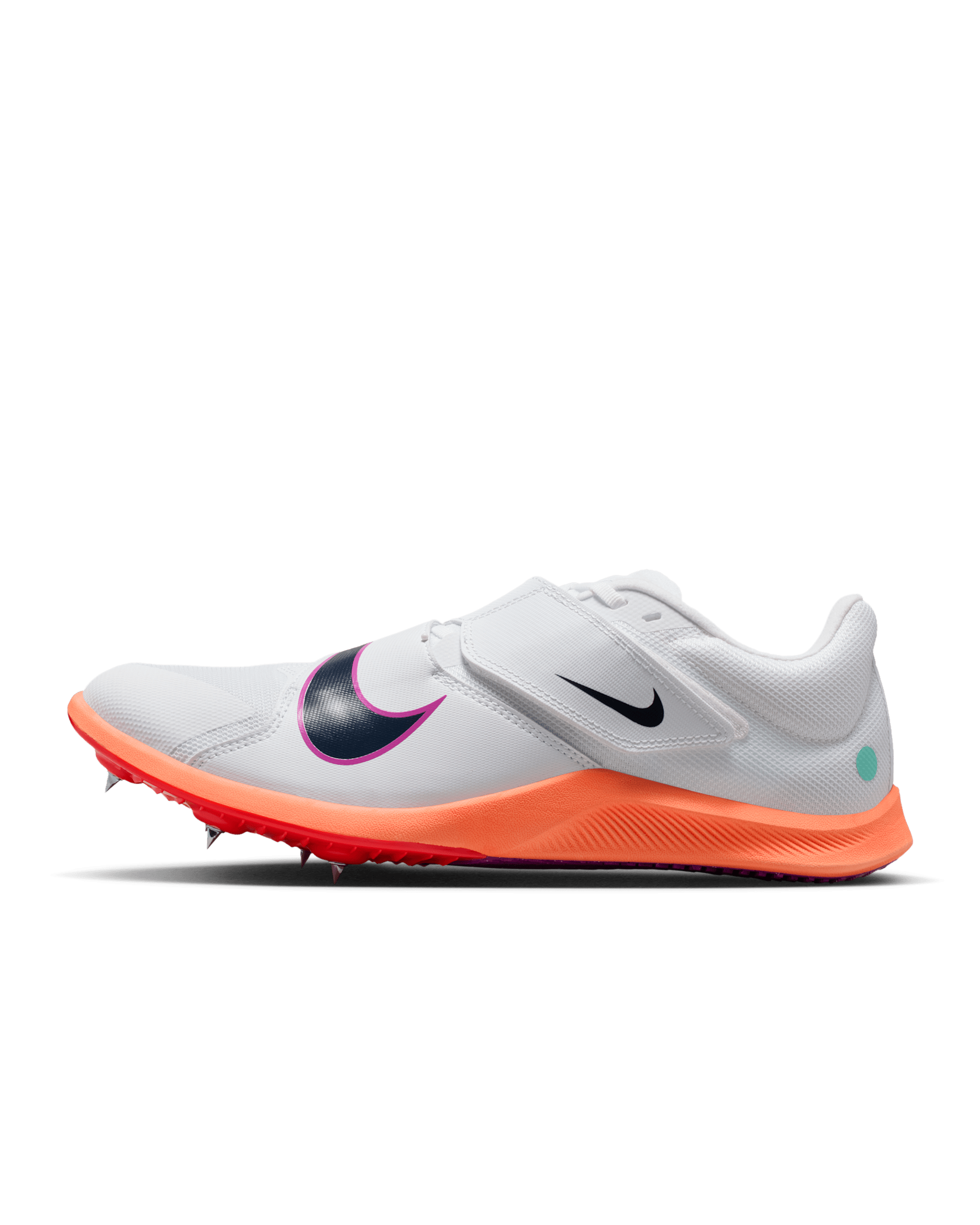 Spikes para salto y atletismo Nike Zoom Rival Jump - Blanco/Hiperturquesa/Carmesí brillante/Obsidiana