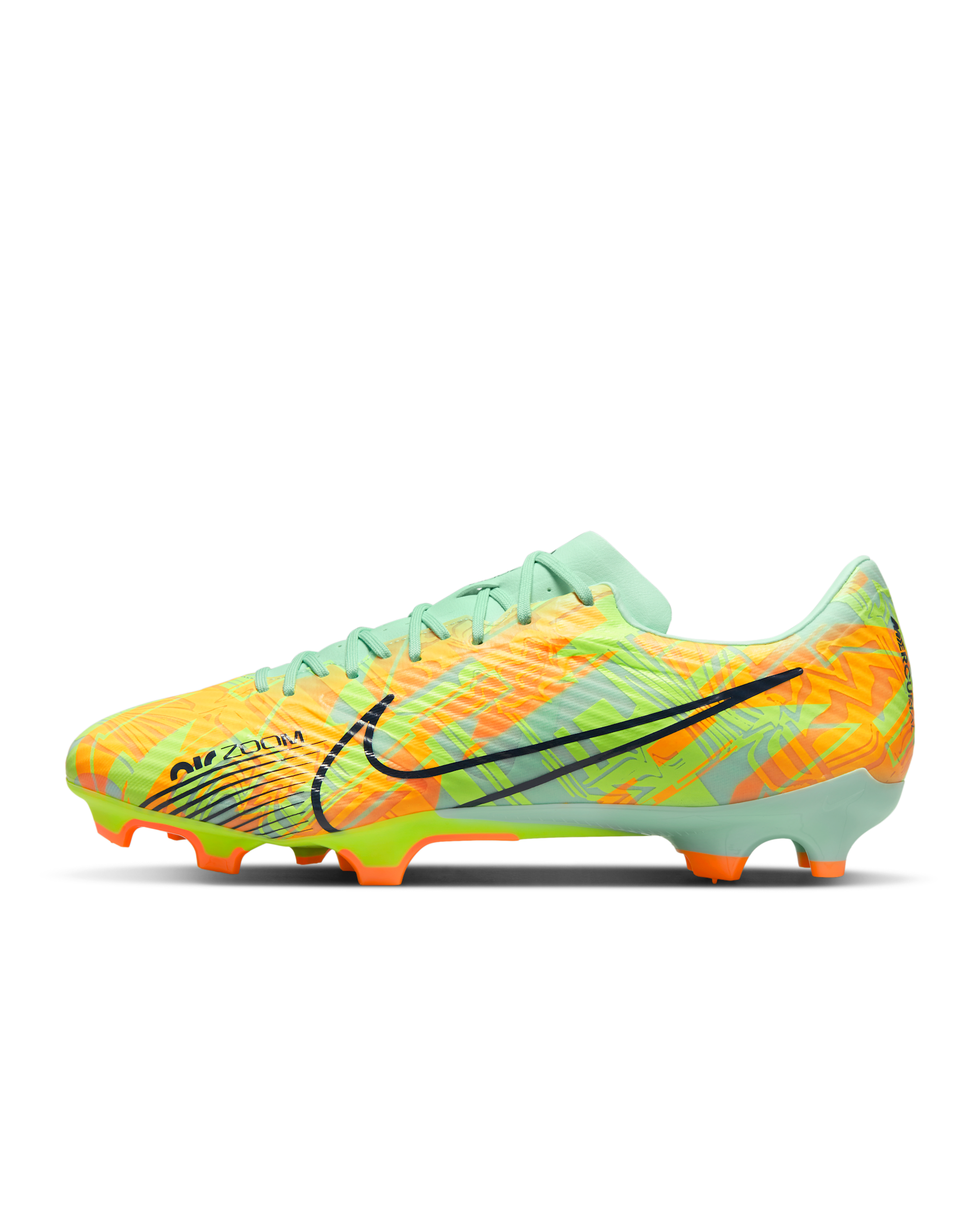 Nike Mercurial Vapor 15 Academy Multi-Ground Low-Top Football Boot - Mint Foam/Total Orange/Ghost Green/Blackened Blue