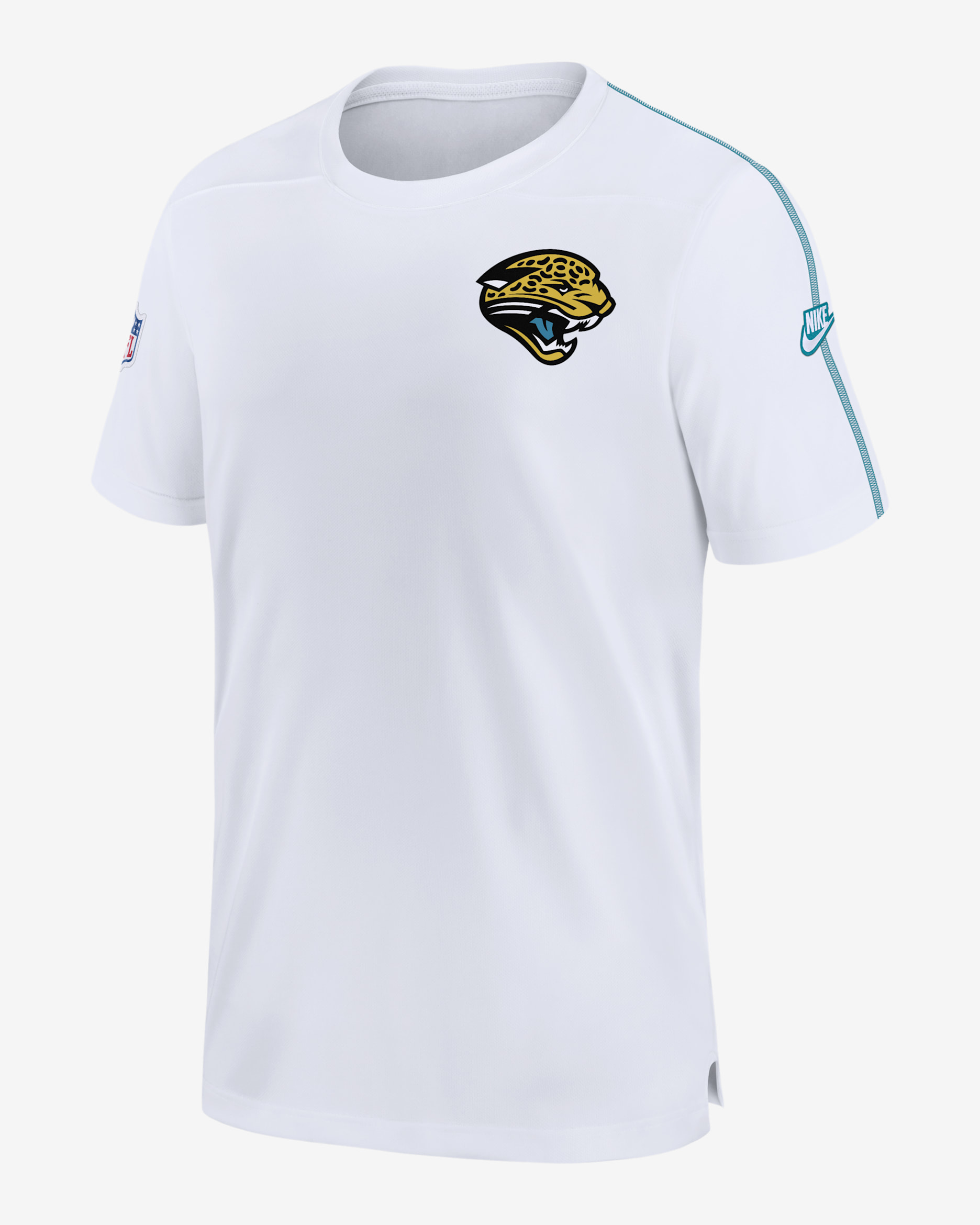 Playera Nike Dri-FIT de la NFL para hombre Jacksonville Jaguars Sideline Coach - Blanco