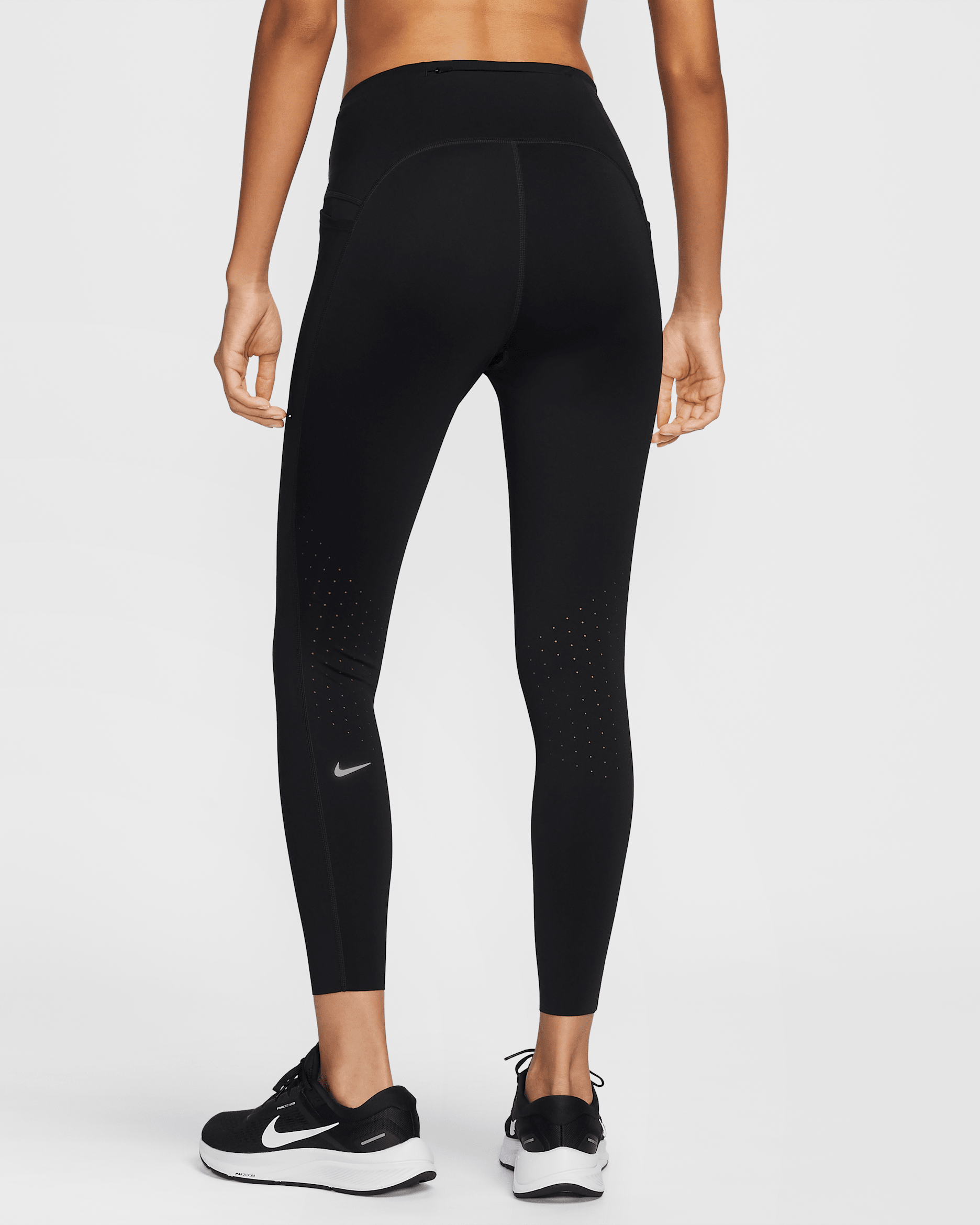 Nike Swift Women's High-Waisted 7/8 Running Leggings with Pockets - Black