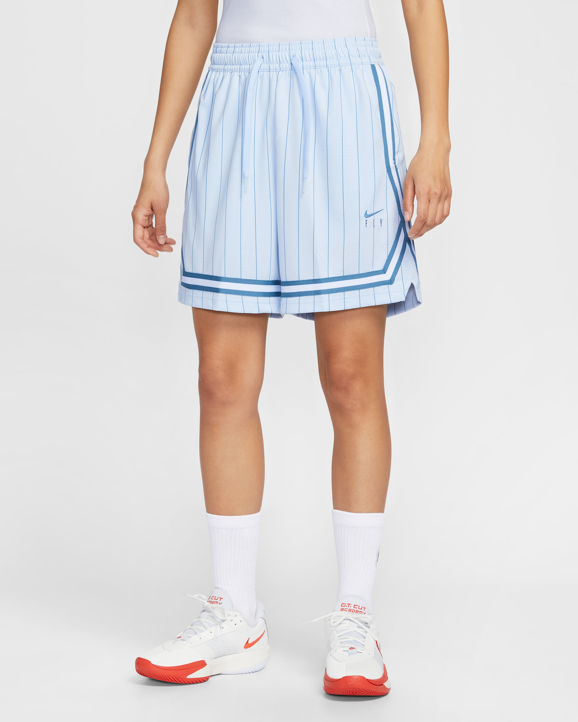 Nike Fly Crossover Women's Basketball Shorts - Blue Tint/Smokey Blue/Smokey Blue/Smokey Blue