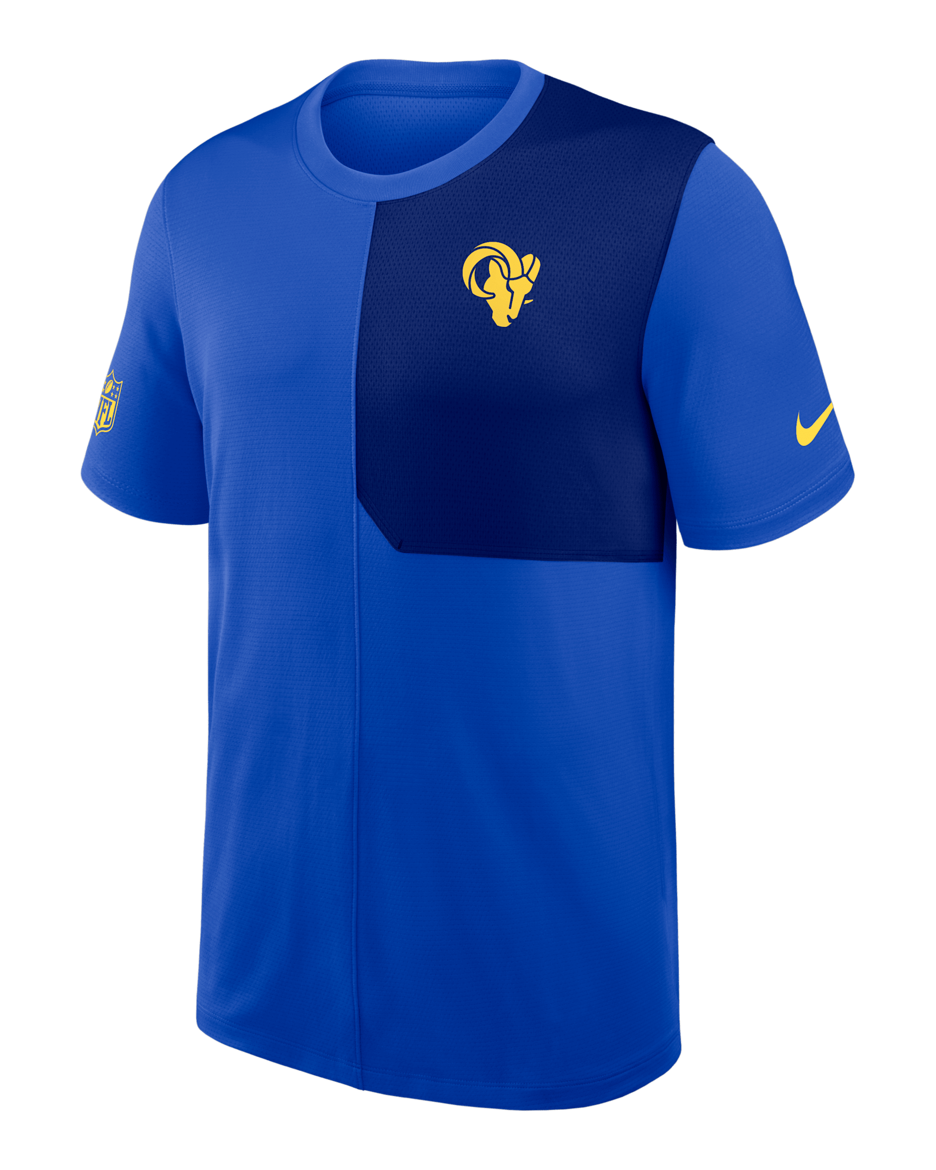 Los Angeles Rams Sideline Coach Men's Nike Dri-FIT NFL Top - Blue
