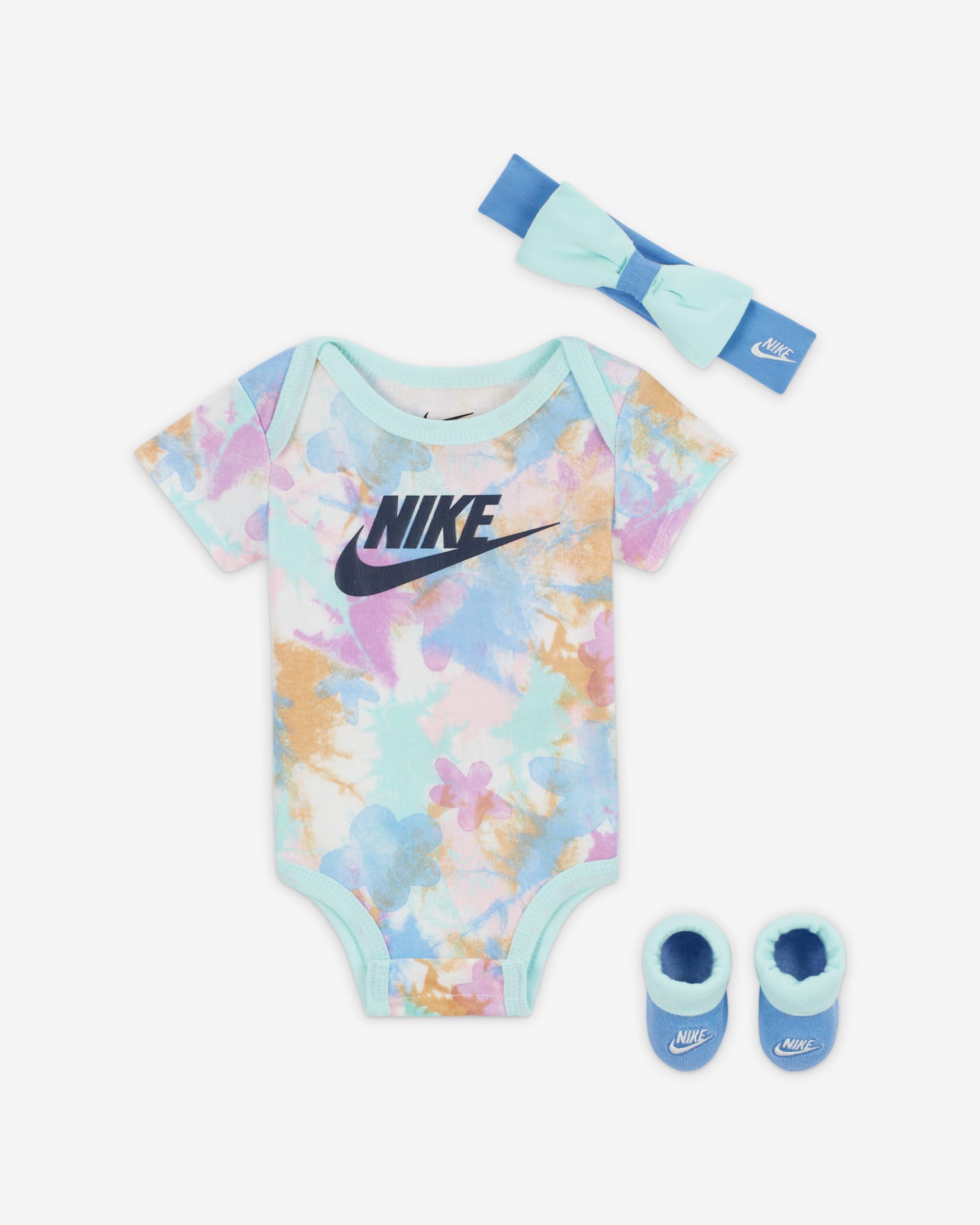 Nike Sci Dye 3-Piece Boxed Set 3-teiliges Set für Babys - Sail