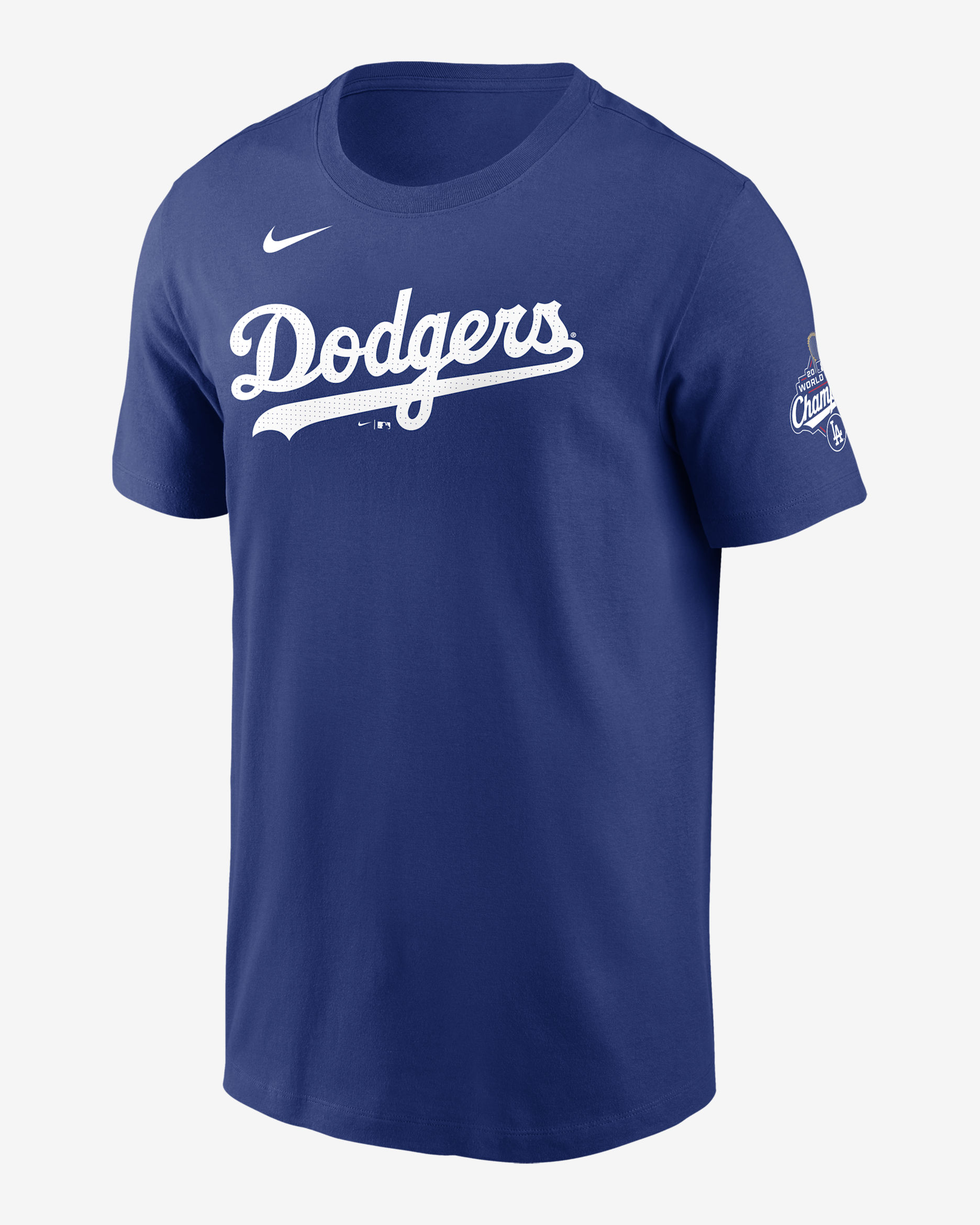 Freddie Freeman Los Angeles Dodgers 2025 World Series Champions Men's Nike MLB T-Shirt - Rush Blue