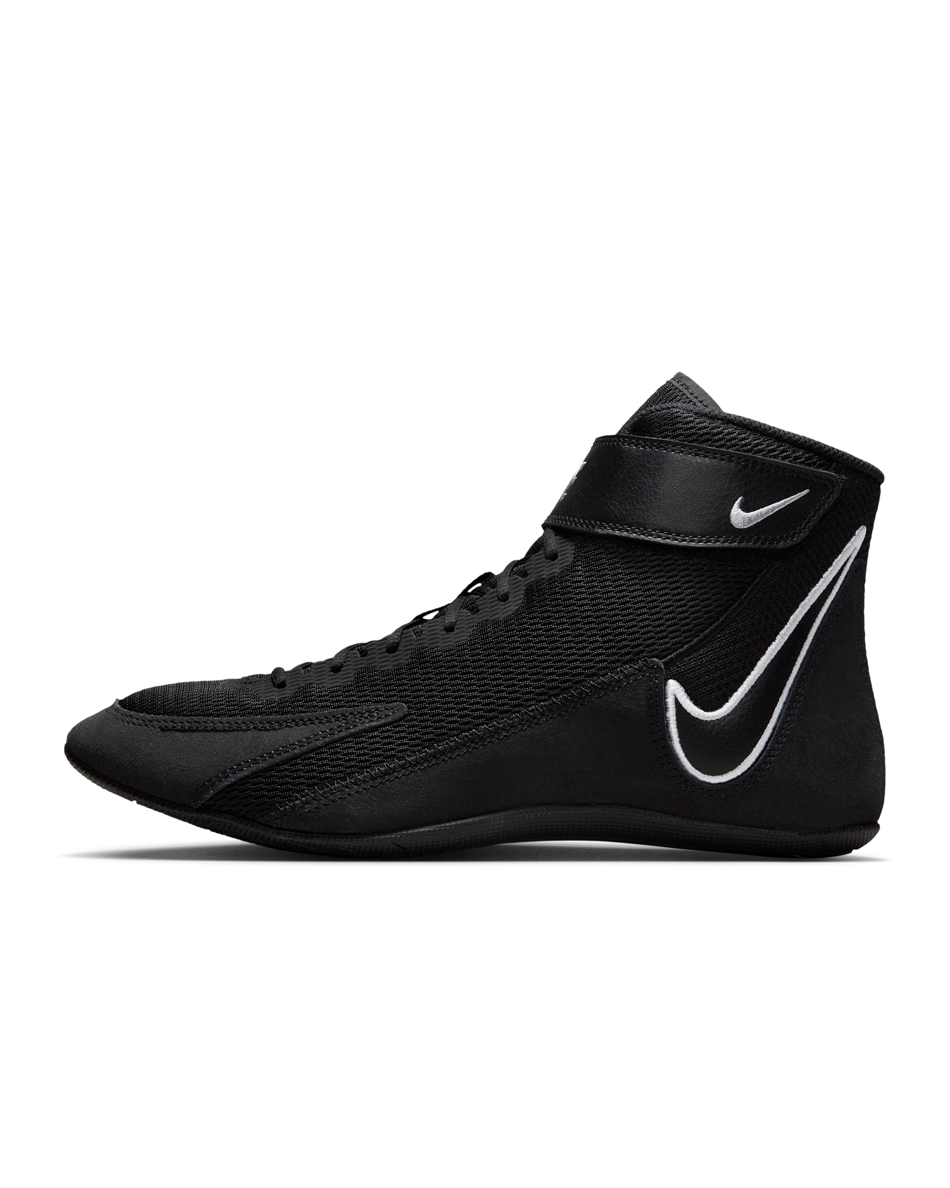 Nike Speedsweep 8 Wrestling Shoes - Black/Black/Wolf Grey/White