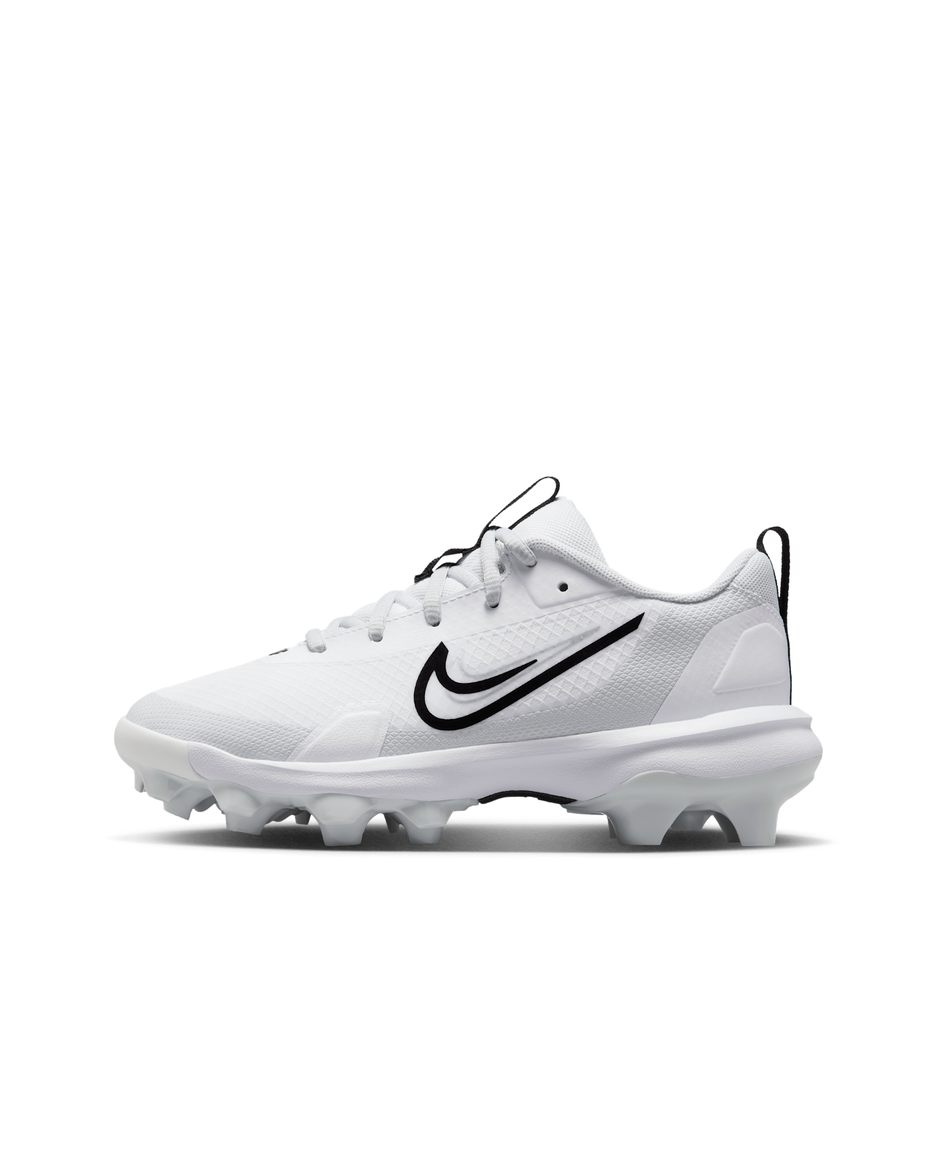Tacos de béisbol para niños grandes Nike Force Trout 9 Pro MCS - Blanco/Platino puro/Negro