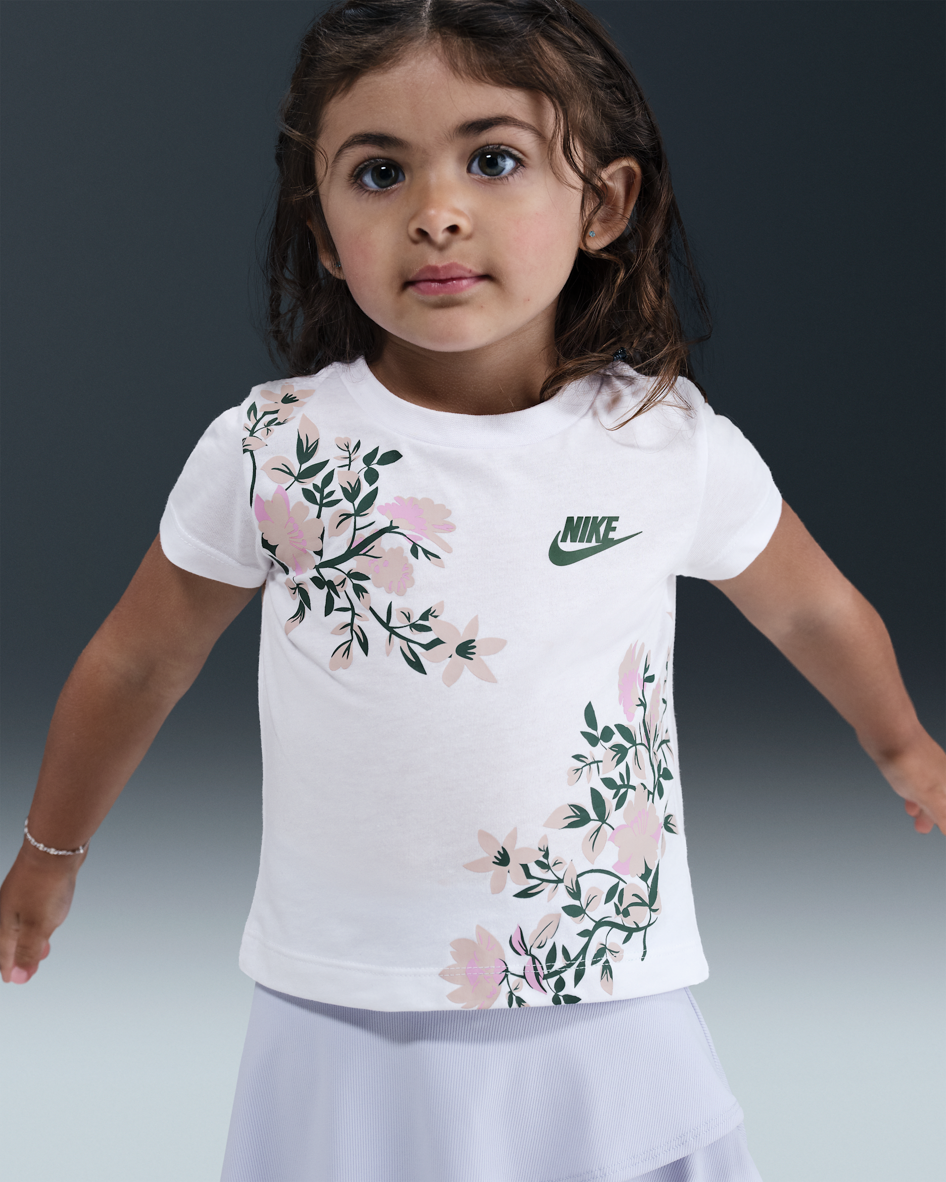Nike Toddler Printed Club Ringlet T-Shirt - White