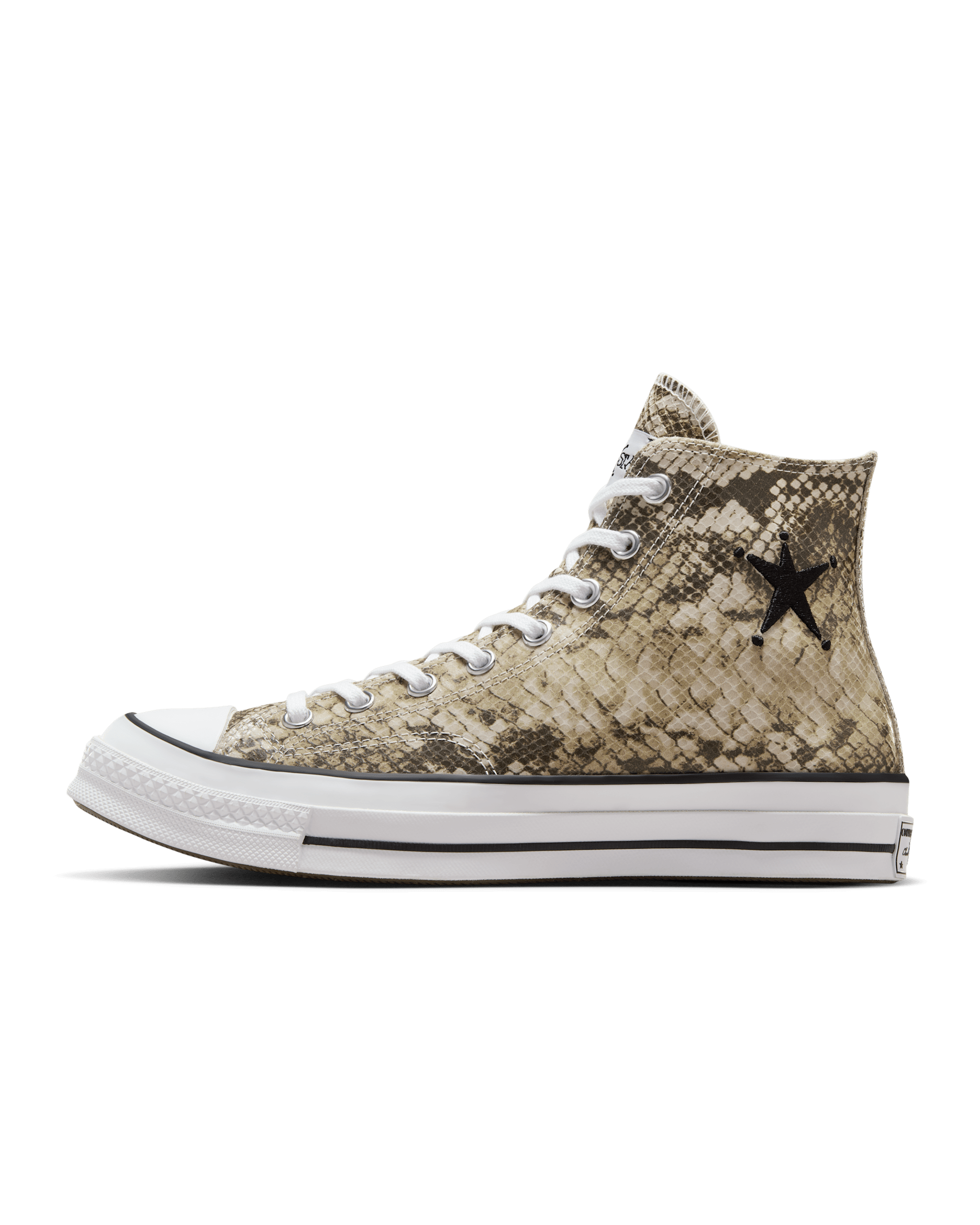 Converse x Stüssy Chuck 70 Snakeskin - Grey/Black/Egret