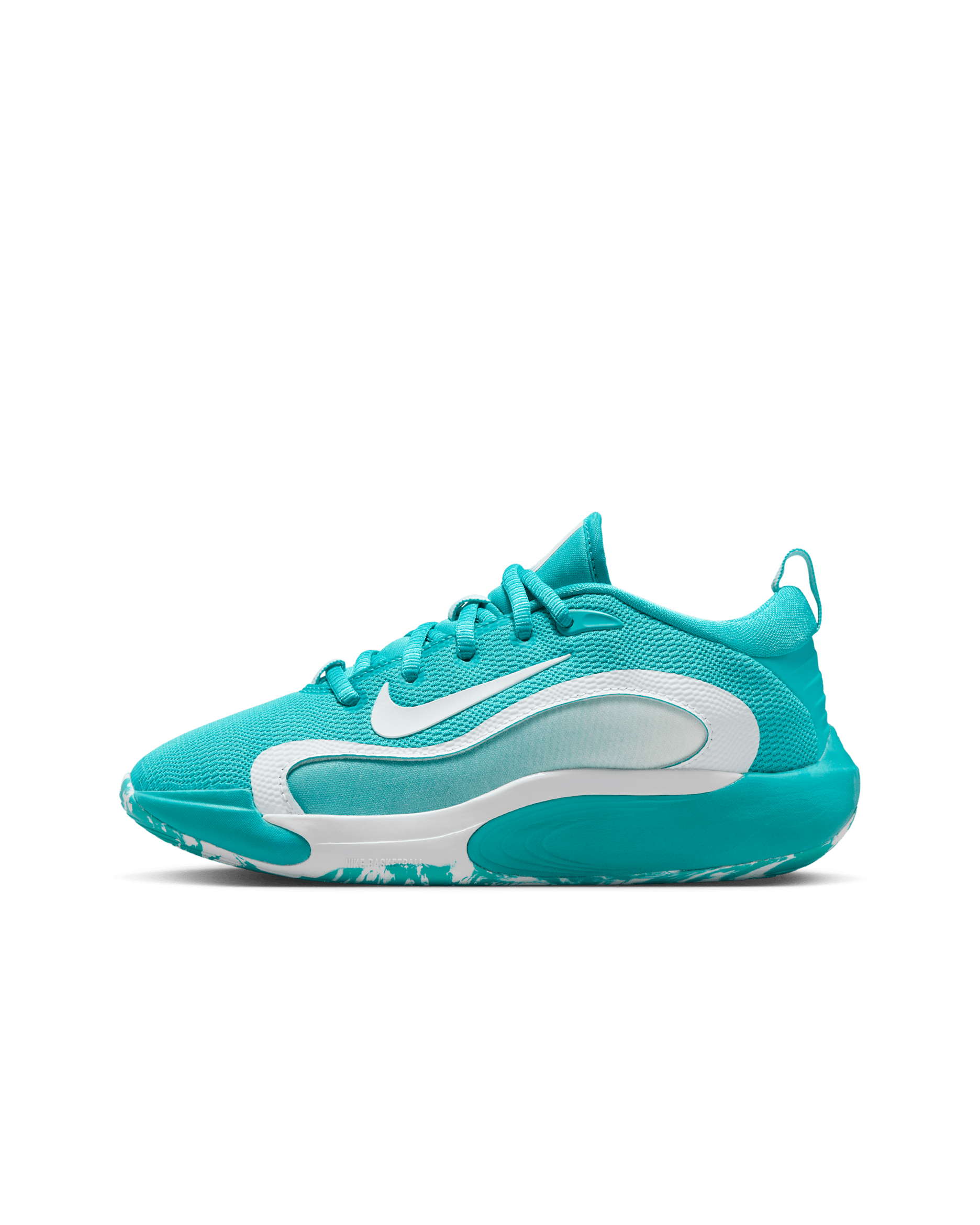 Tenis de básquetbol para niños grandes Nike IsoFly - Cactus empolvado/Blanco