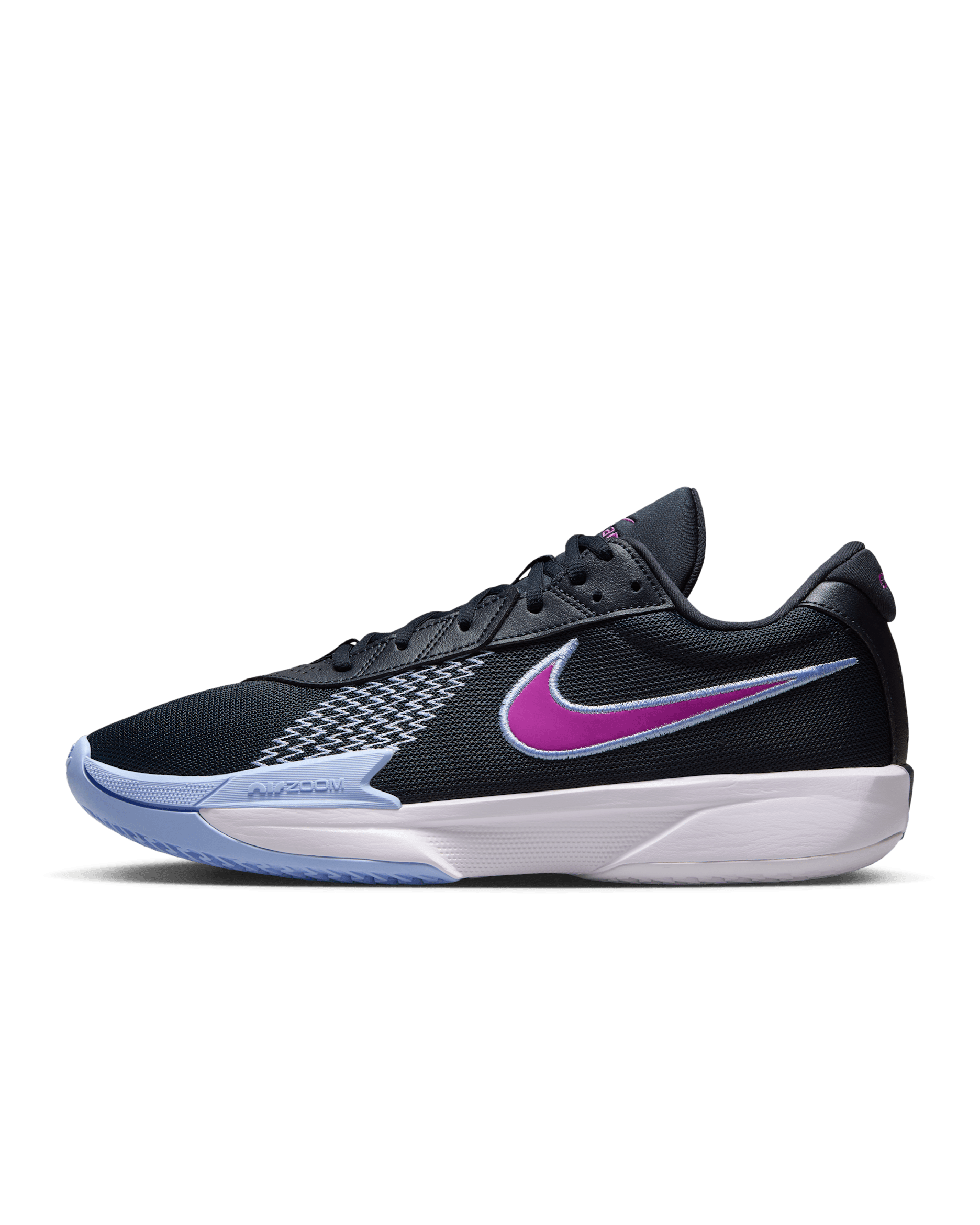 Nike G.T. Cut Academy EP Basketball Shoes - Dark Obsidian/Aluminum/Barely Grape/Vivid Purple