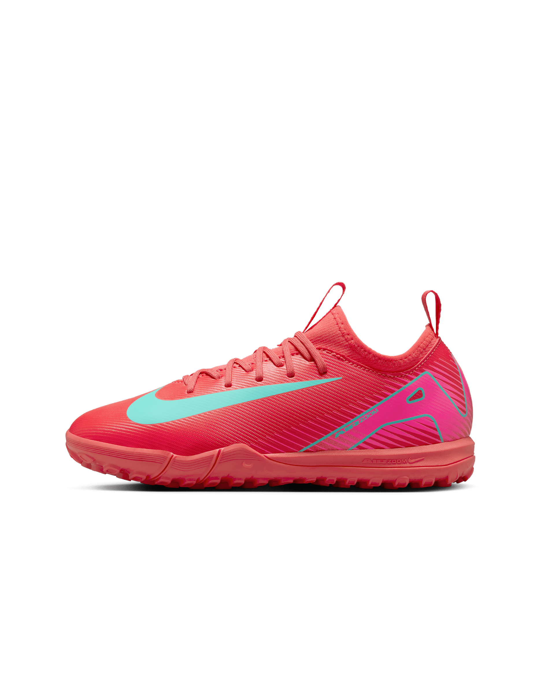 Chaussure de foot basse pour surface synthétique Nike Jr. Mercurial Vapor 16 Academy pour enfant/ado - Ember Glow/Aurora Green