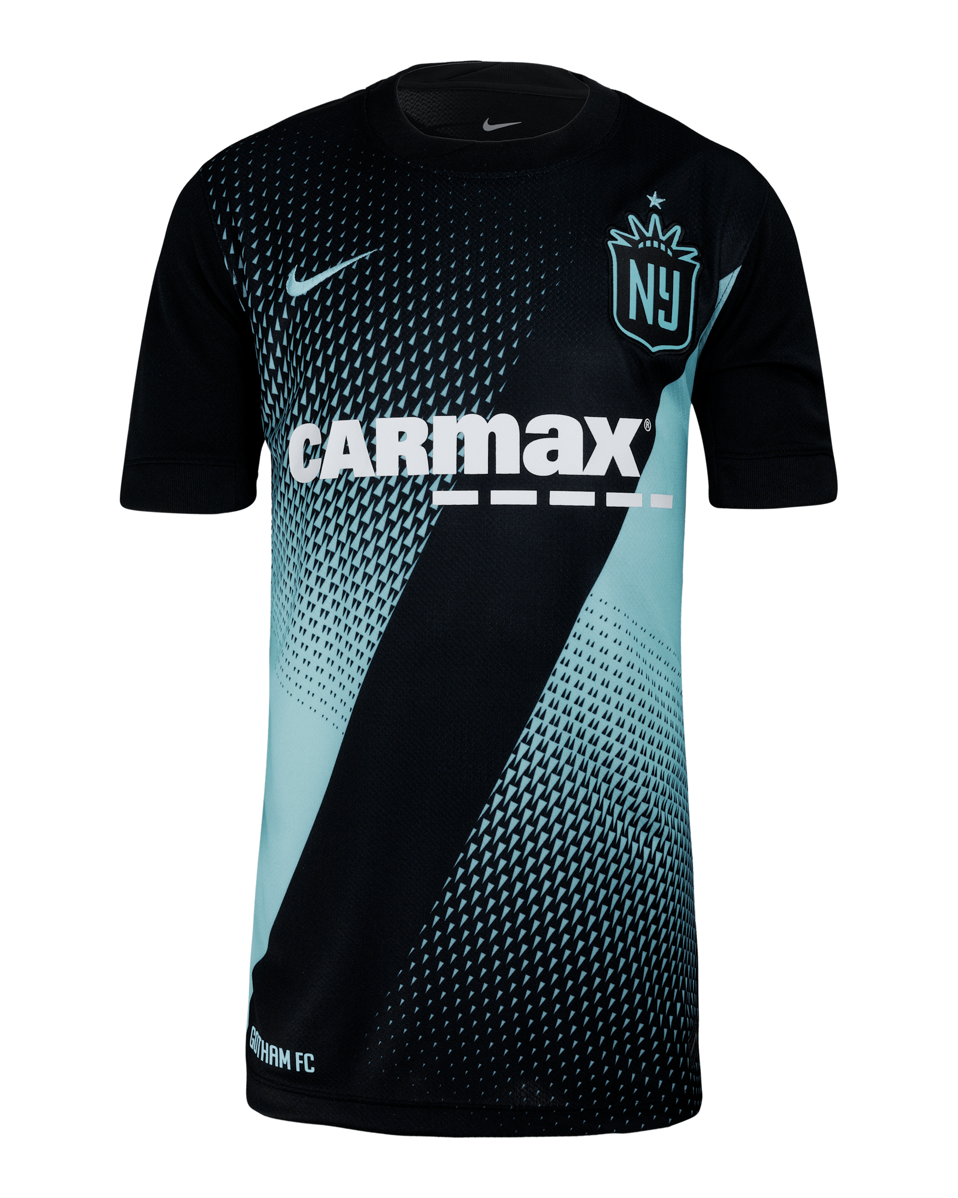 NJ/NY Gotham FC 2025 Stadium Home Big Kids' Nike Dri-FIT NWSL Replica Jersey - Black/Copa