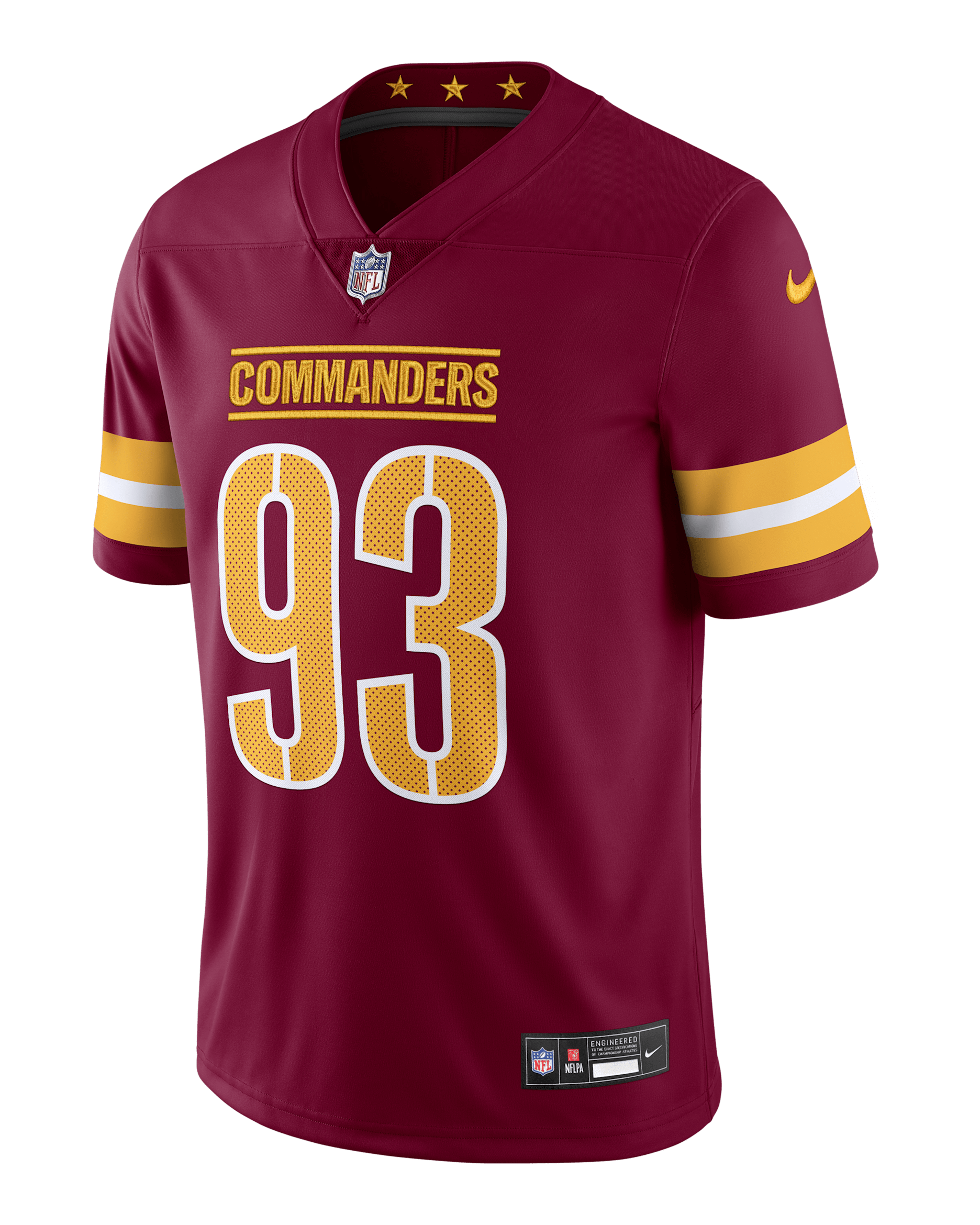 Jonathan Allen Washington Commanders Men's Nike NFL Limited Jersey - Burgundy