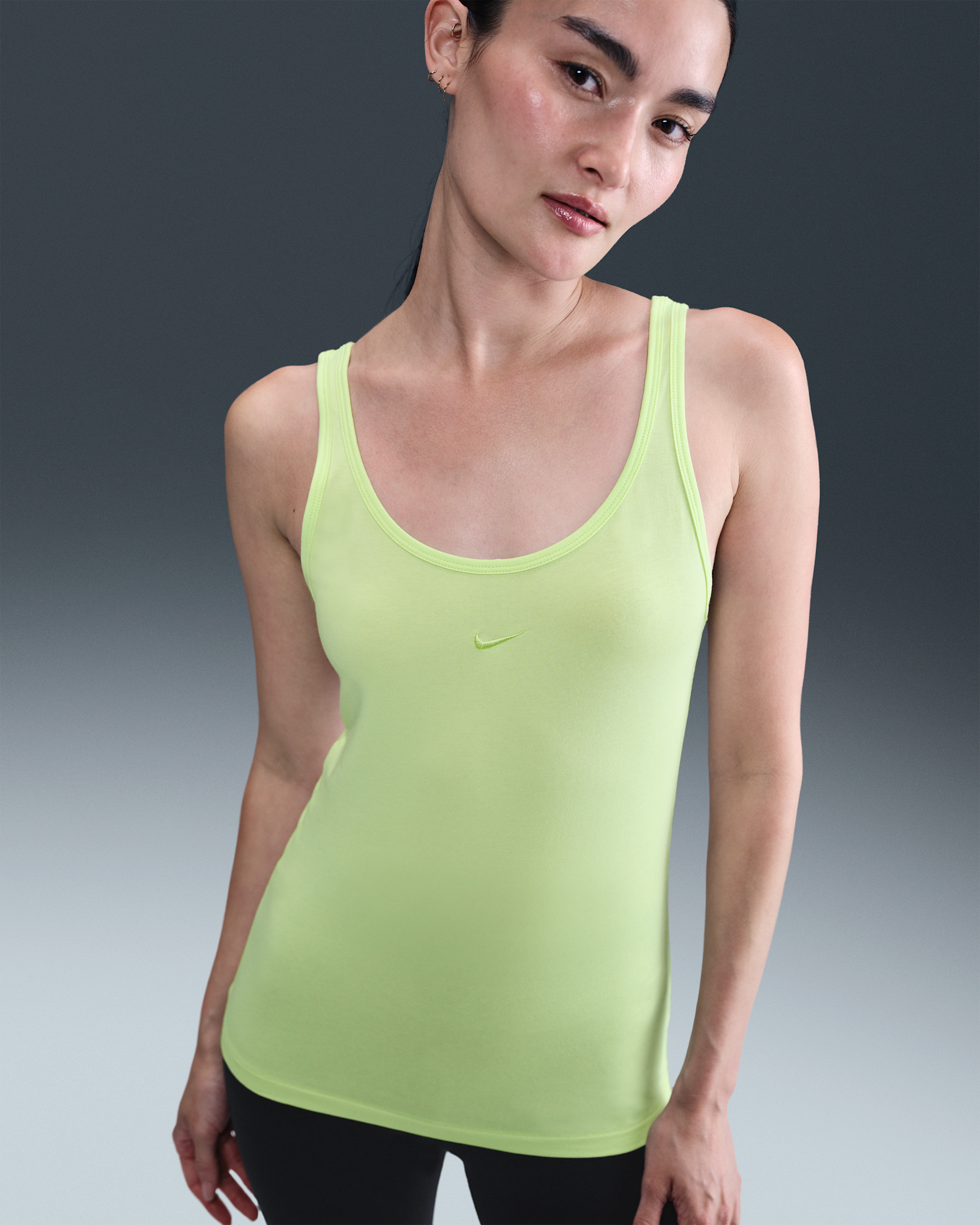 Nike Sportswear Chill Knit Women's Tank Top - Light Liquid Lime