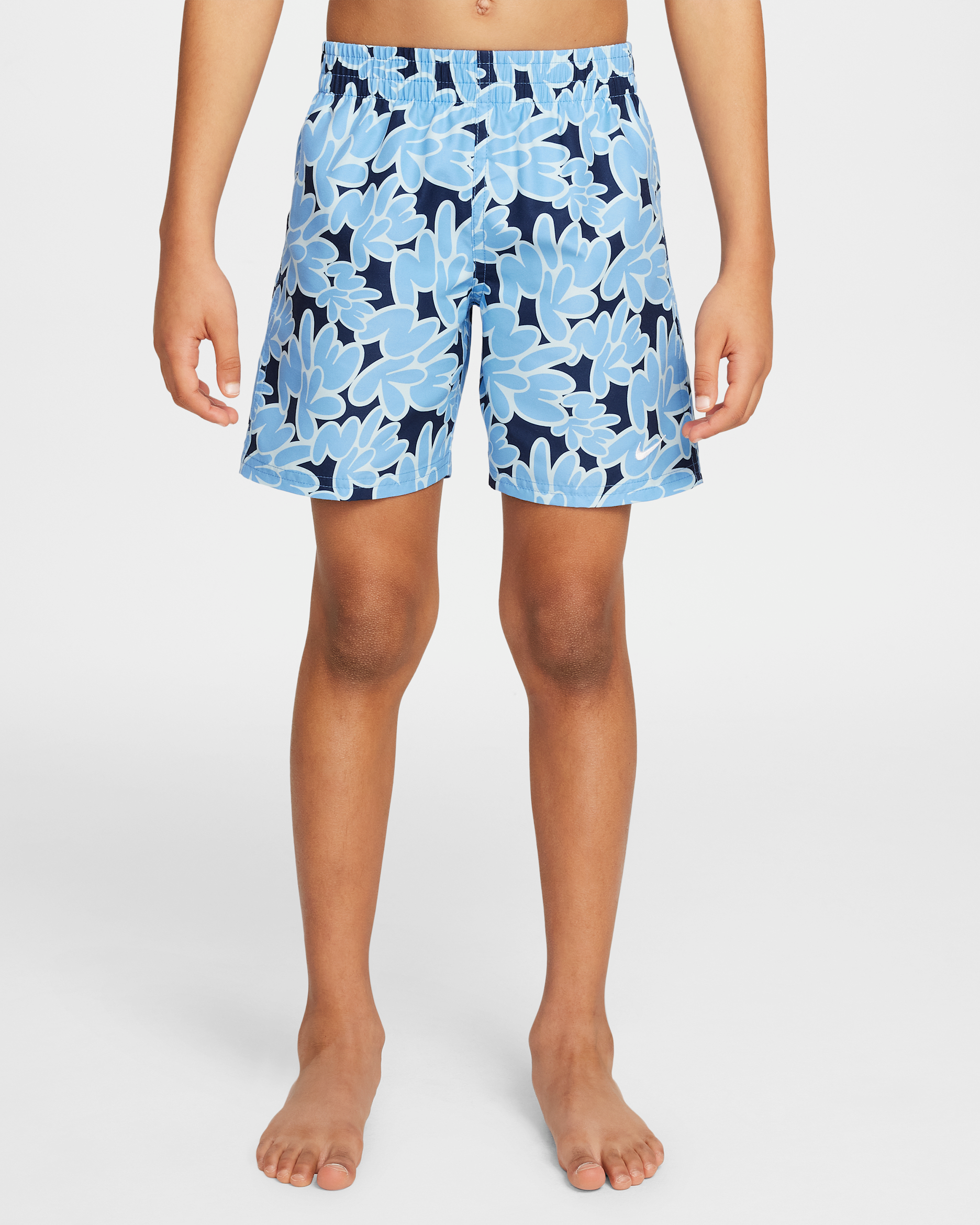 Shorts de vóleibol con forro interior de 13 cm para niños talla pequeña Nike Swim Breaker - Azul universitario
