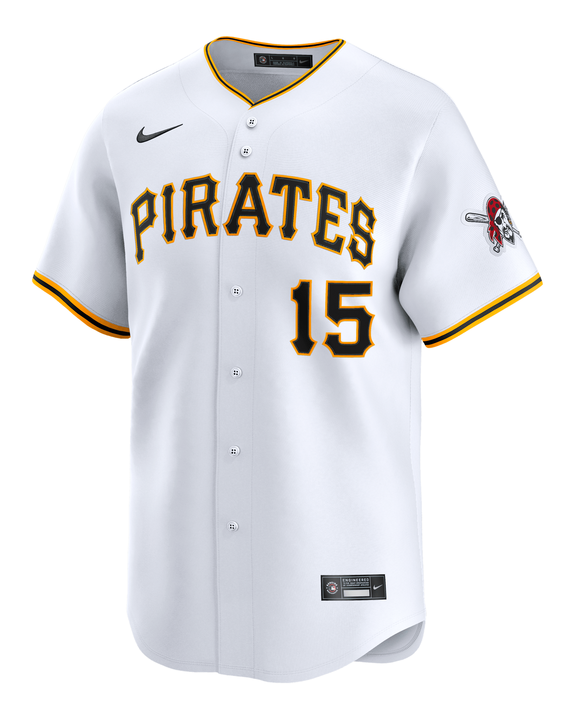 Jersey Nike Dri-FIT ADV de la MLB Limited para hombre Oneil Cruz Pittsburgh Pirates - Blanco