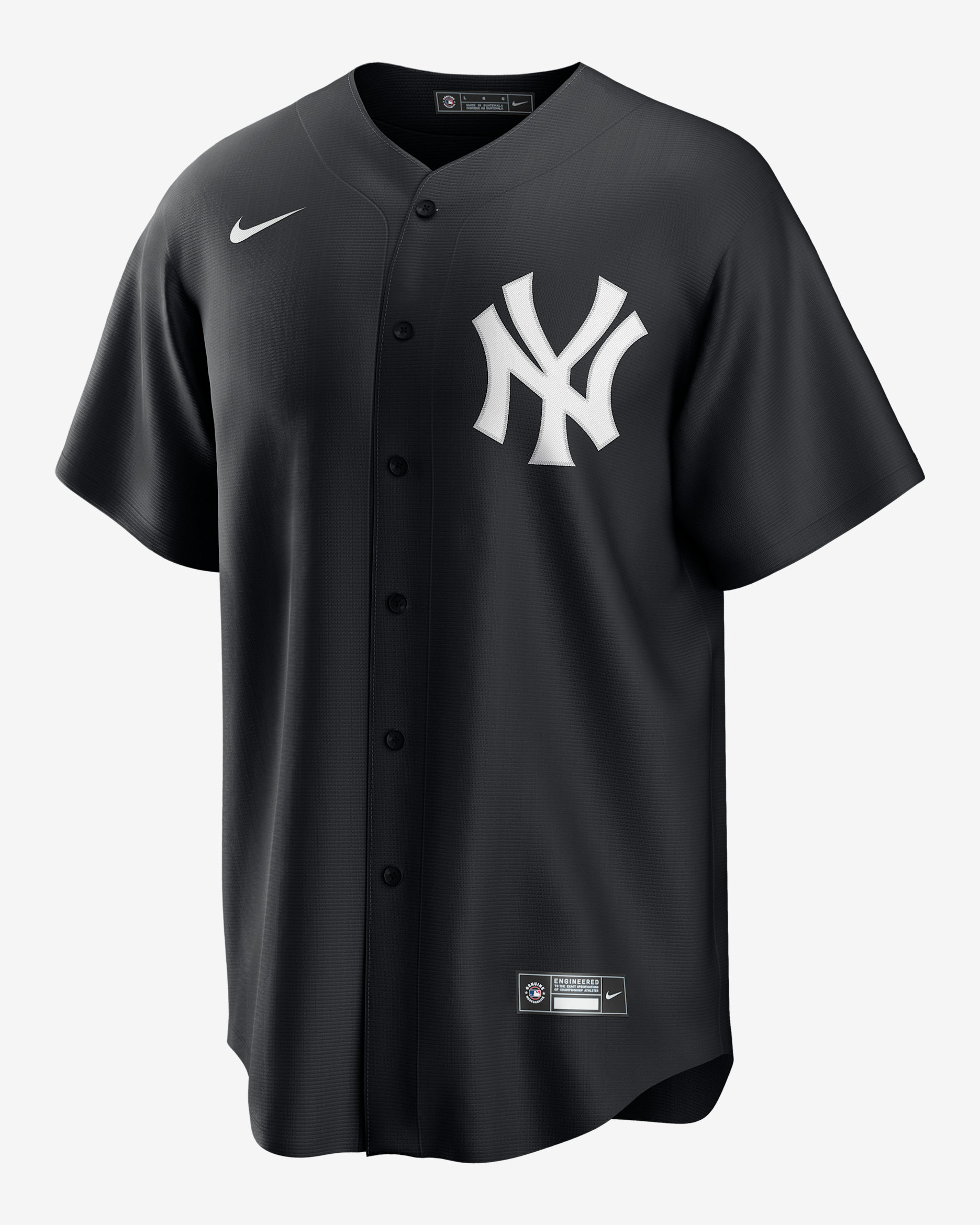 Jersey Nike de la MLB Replica para hombre Derek Jeter New York Yankees - Negro