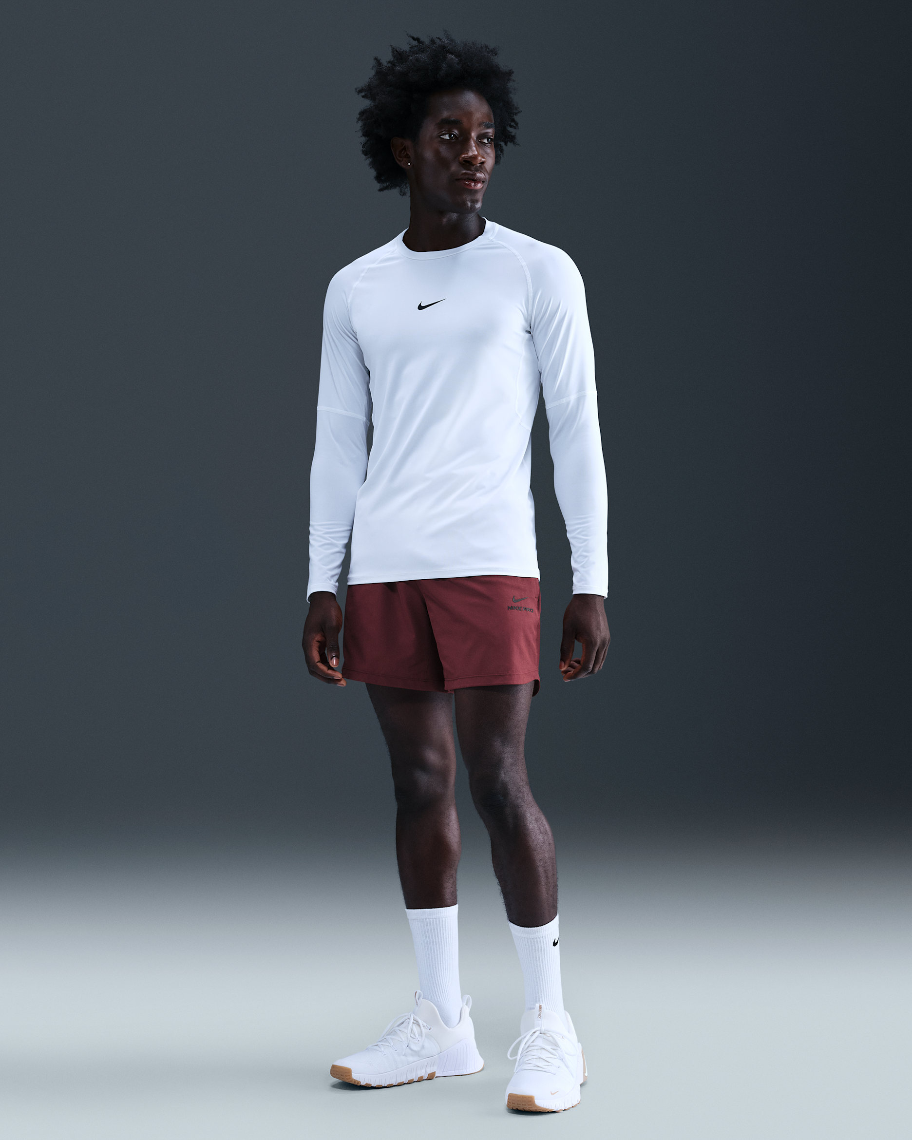 Nike Pro Training Men's Dri-FIT 15cm (approx.) Shorts - Dark Team Red/Black