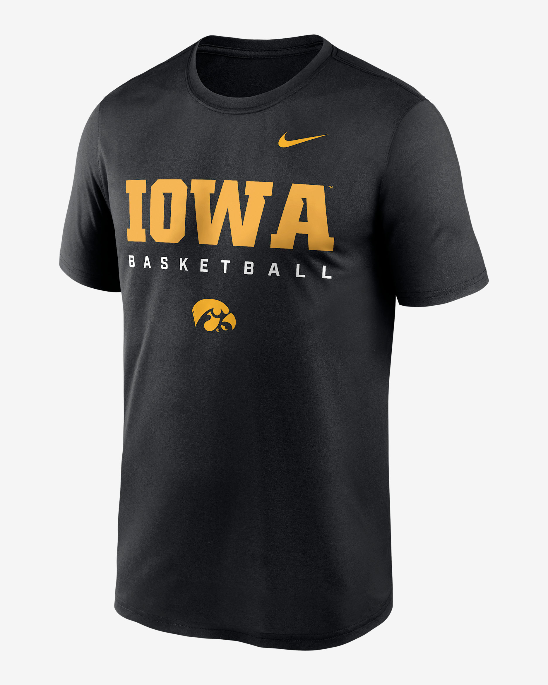Iowa Courtside Basketball Legend Men's Nike Dri-FIT College T-Shirt - Black