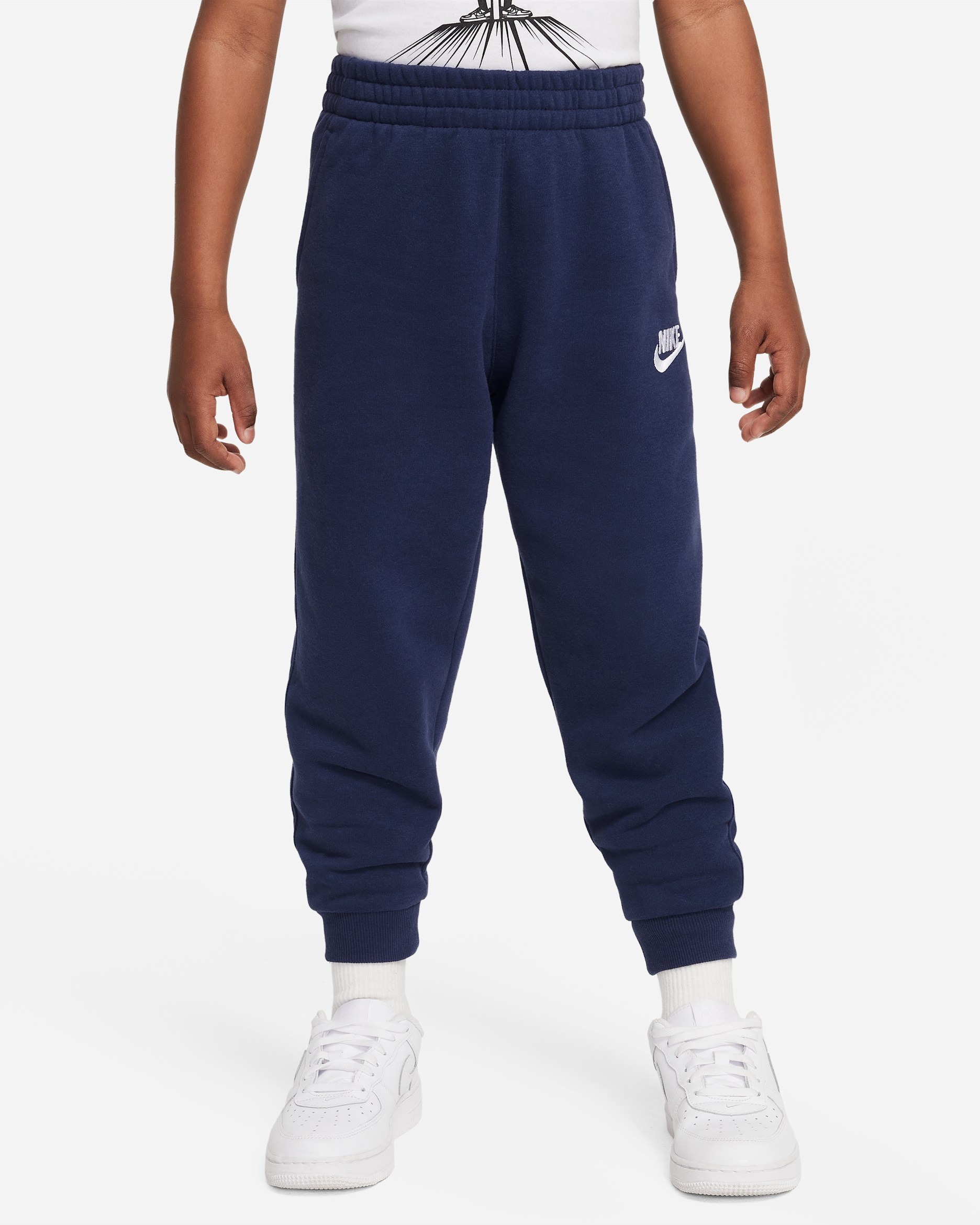 Sweat à capuche à zip Nike Sportswear Club Fleece pour enfant - Midnight Navy