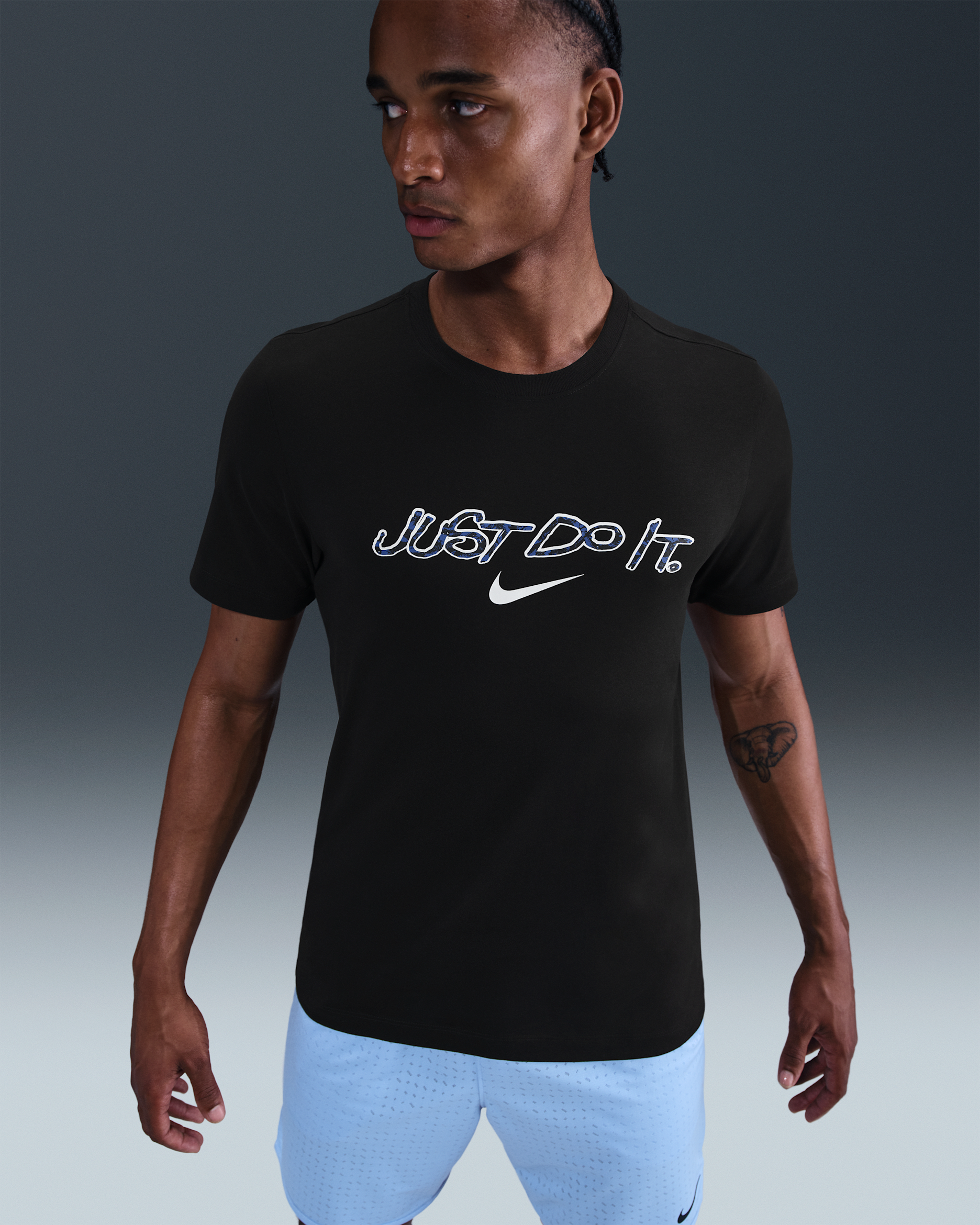 Nike Men's Dri-FIT Training T-Shirt - Black