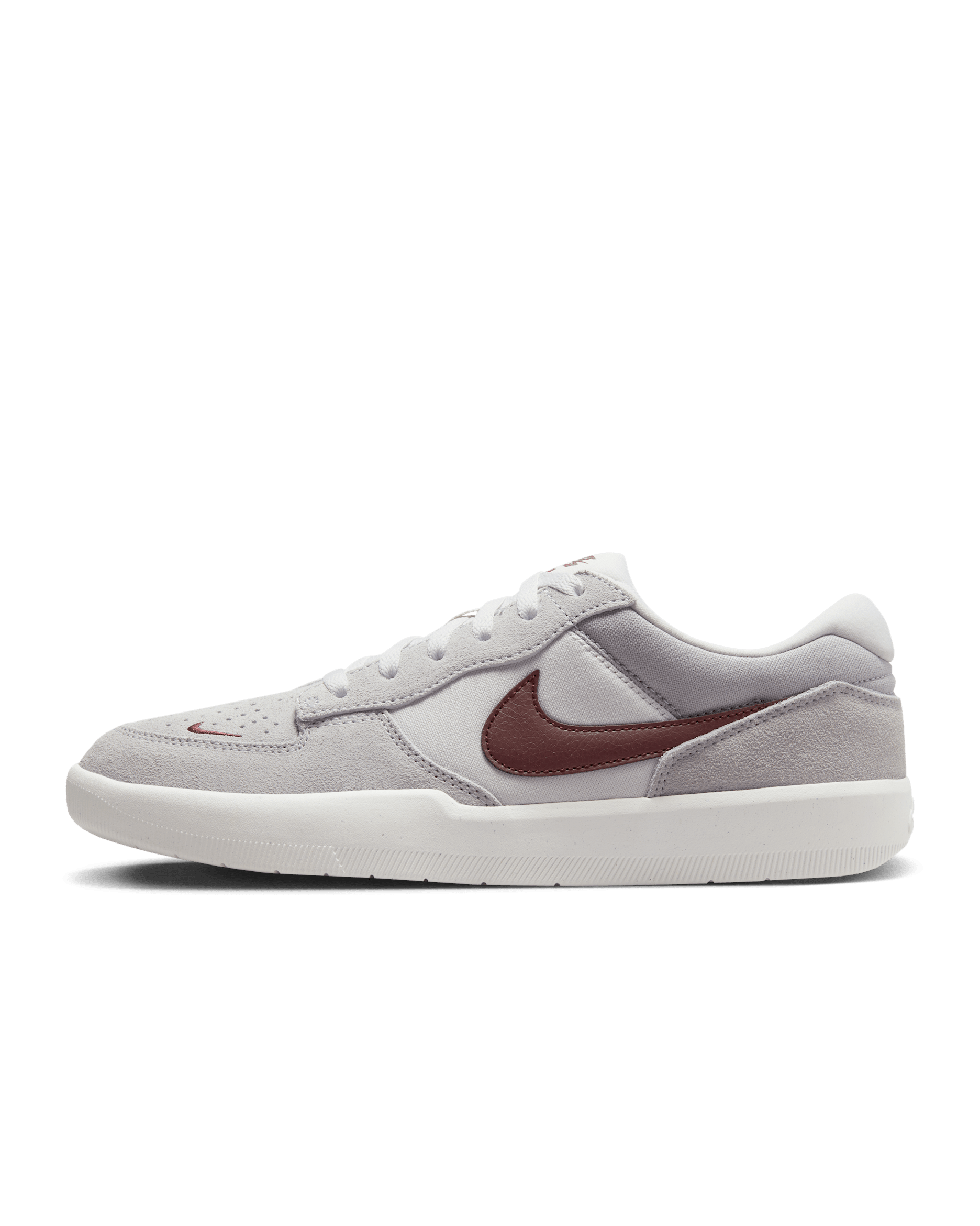 Nike SB Force 58 Skate Shoes - Platinum Tint/Wolf Grey/Summit White/Dark Team Red