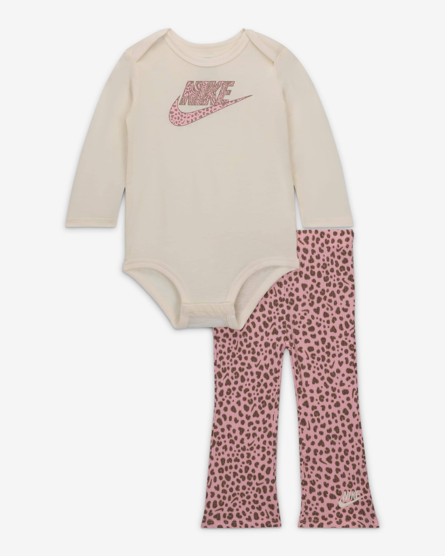Nike Wild Warmth-body og leggings til babyer (0-9 mdr.) - Medium Soft Pink