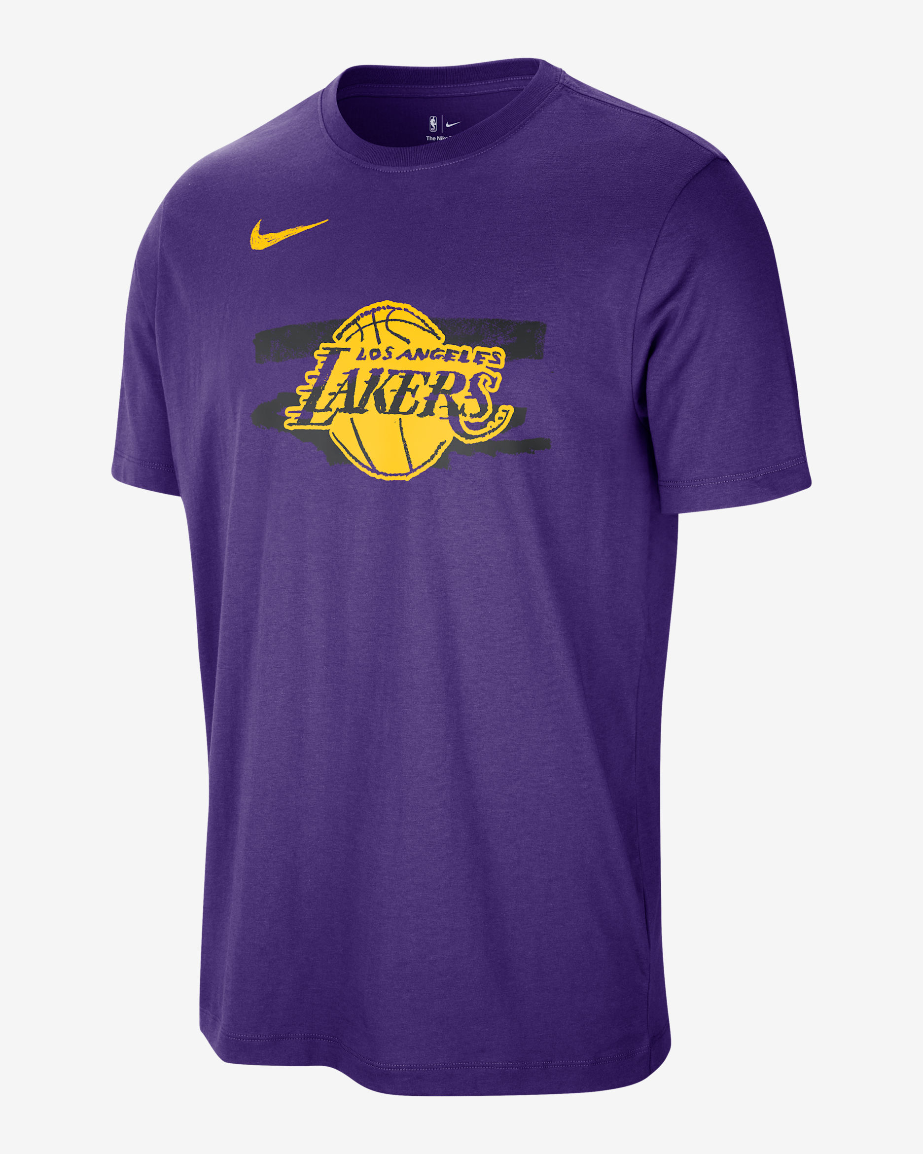T-shirt Nike NBA Los Angeles Lakers Courtside pour Homme - Field Purple