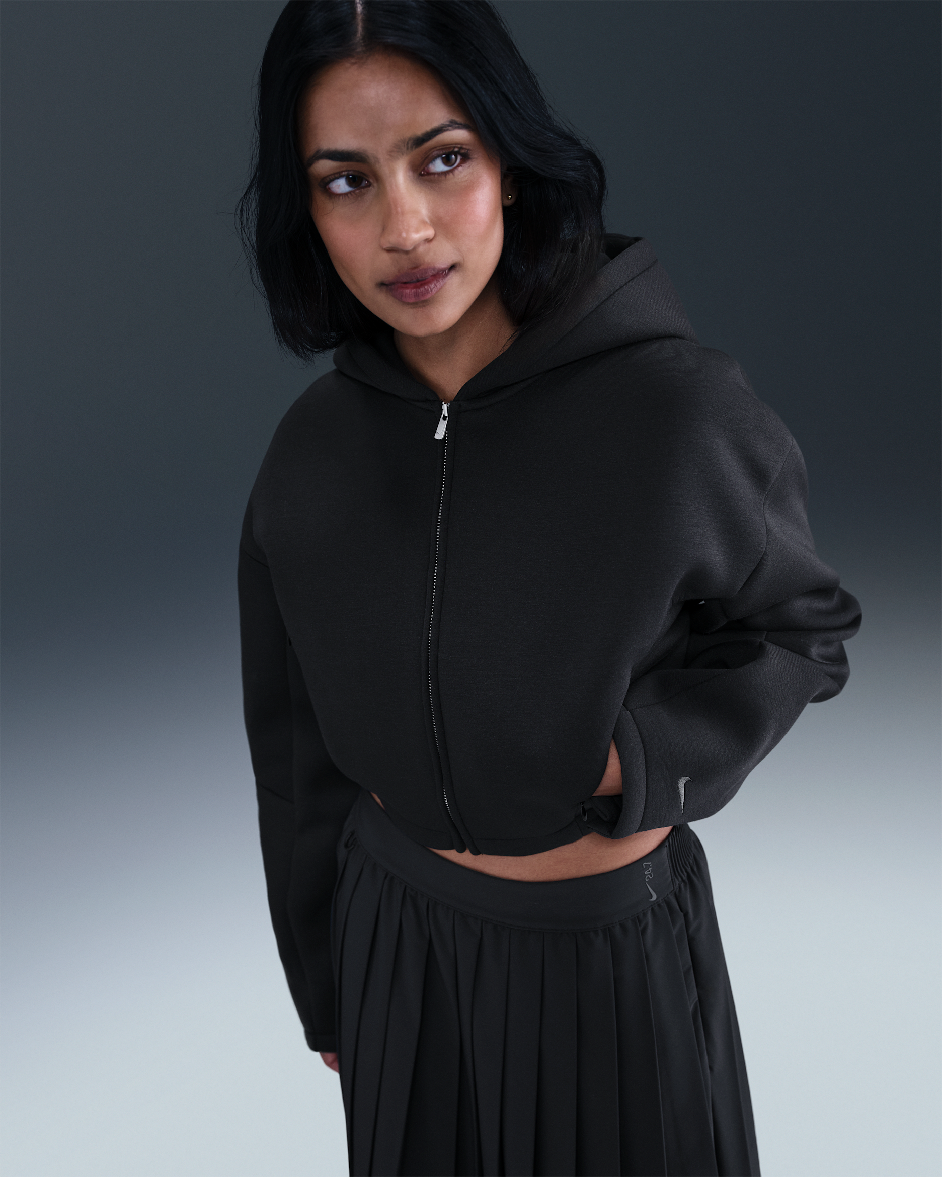 Nike Sportswear Women's Full-Zip Jacket - Black/Anthracite