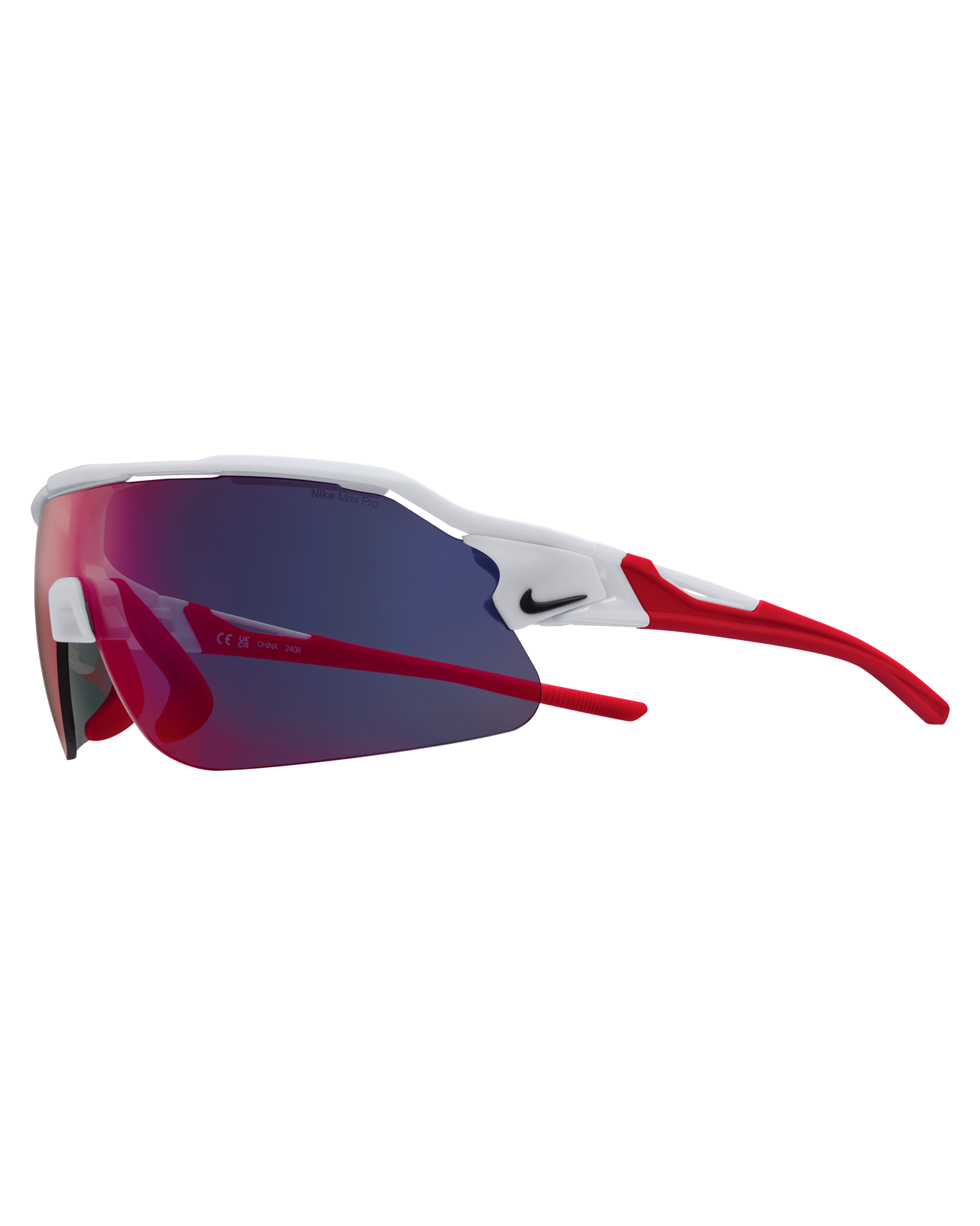 Lentes de sol con diseño avanzado Field Tint Nike Flyfree Shield - Blanco