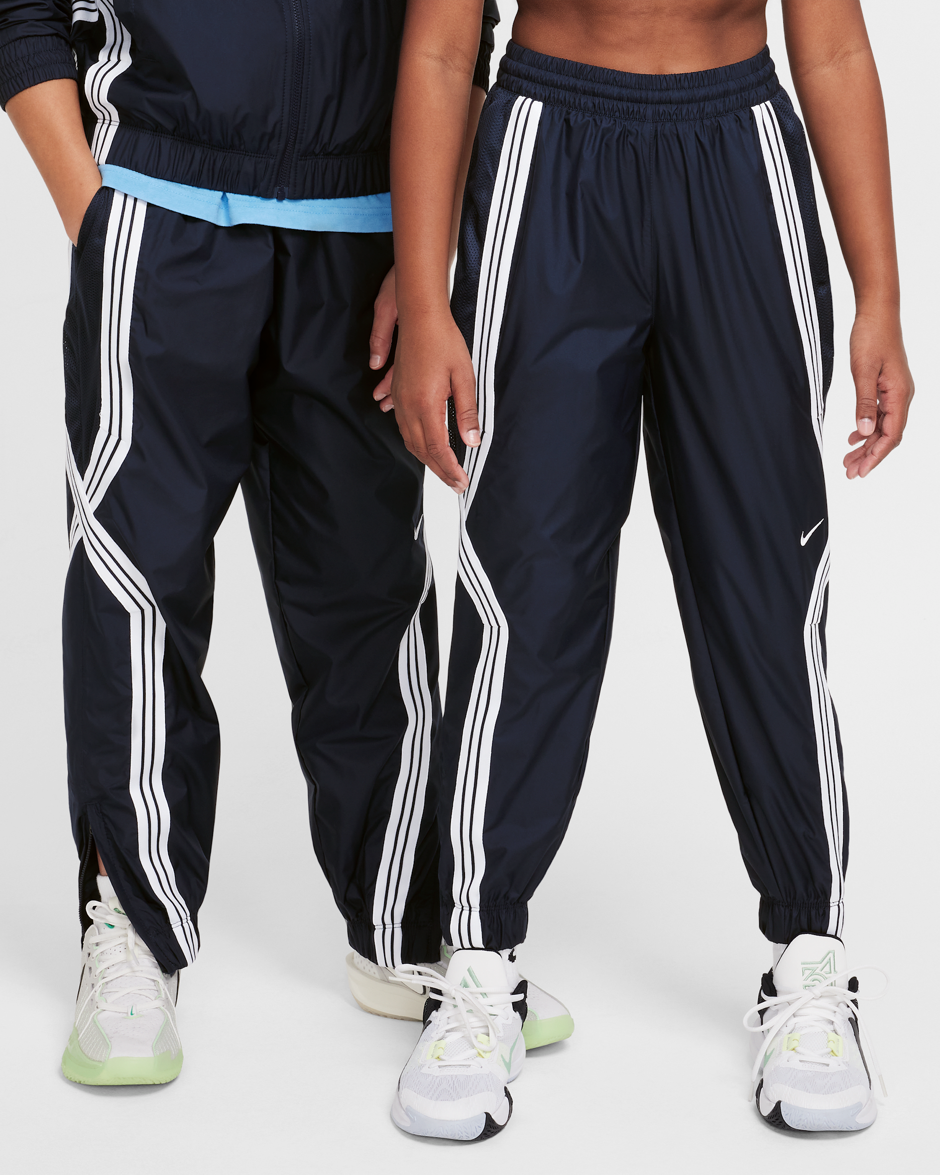 Nike Crossover Older Kids' Repel Basketball Trousers - Obsidian/White
