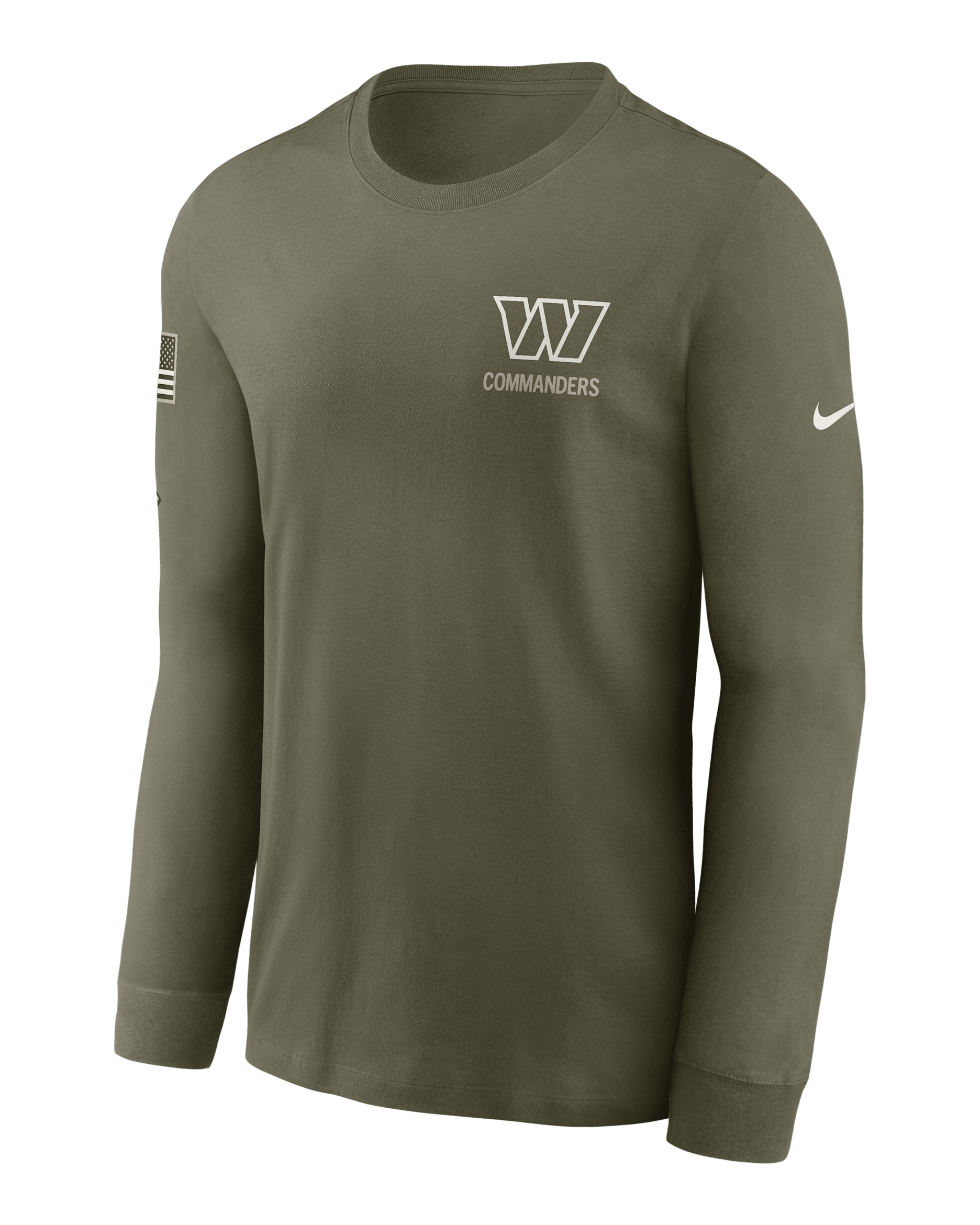 Washington Commanders Salute to Service Men's Nike NFL Long-Sleeve T-Shirt - Olive