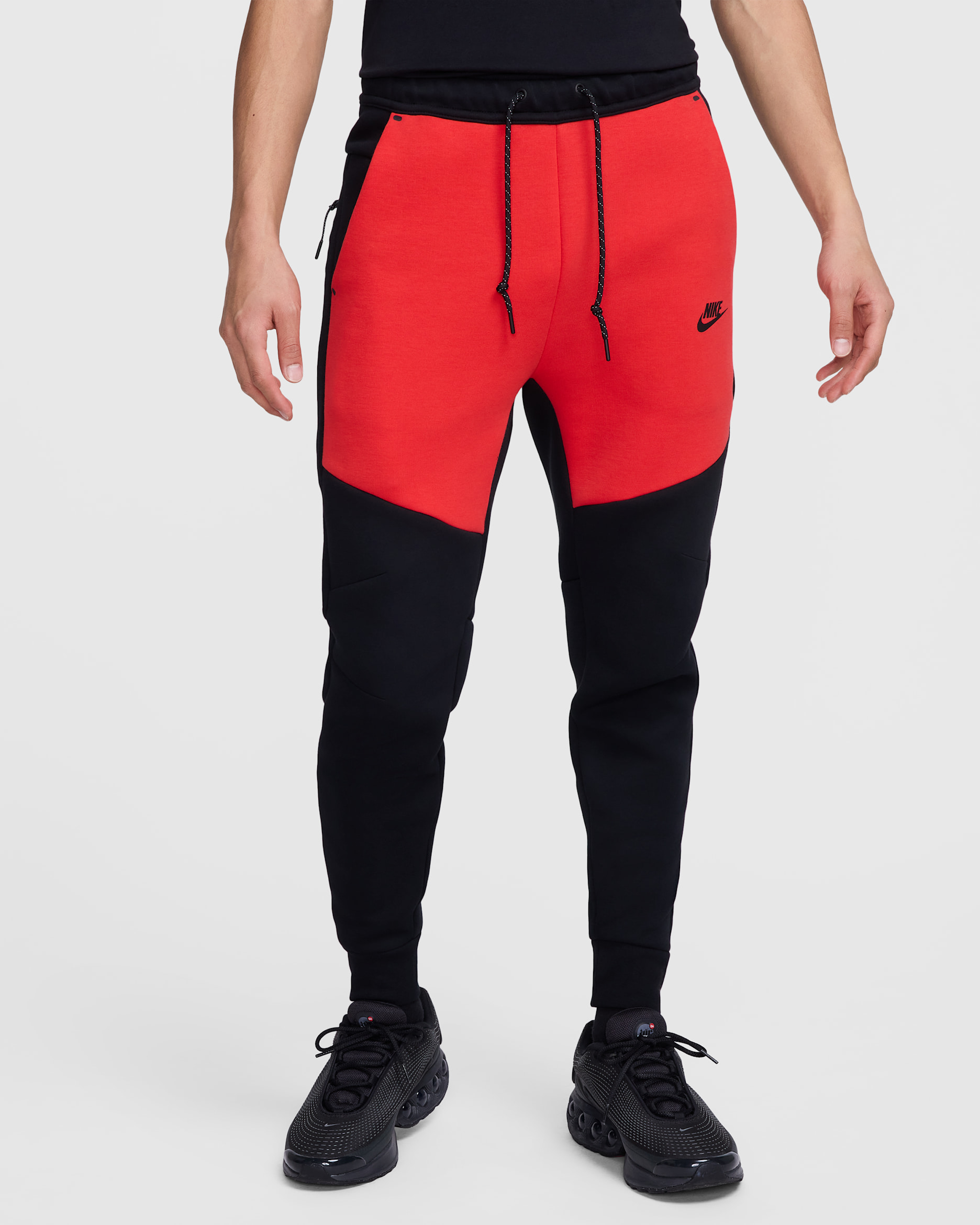 Nike Tech Men's Fleece Joggers - Light Crimson/Black/Black