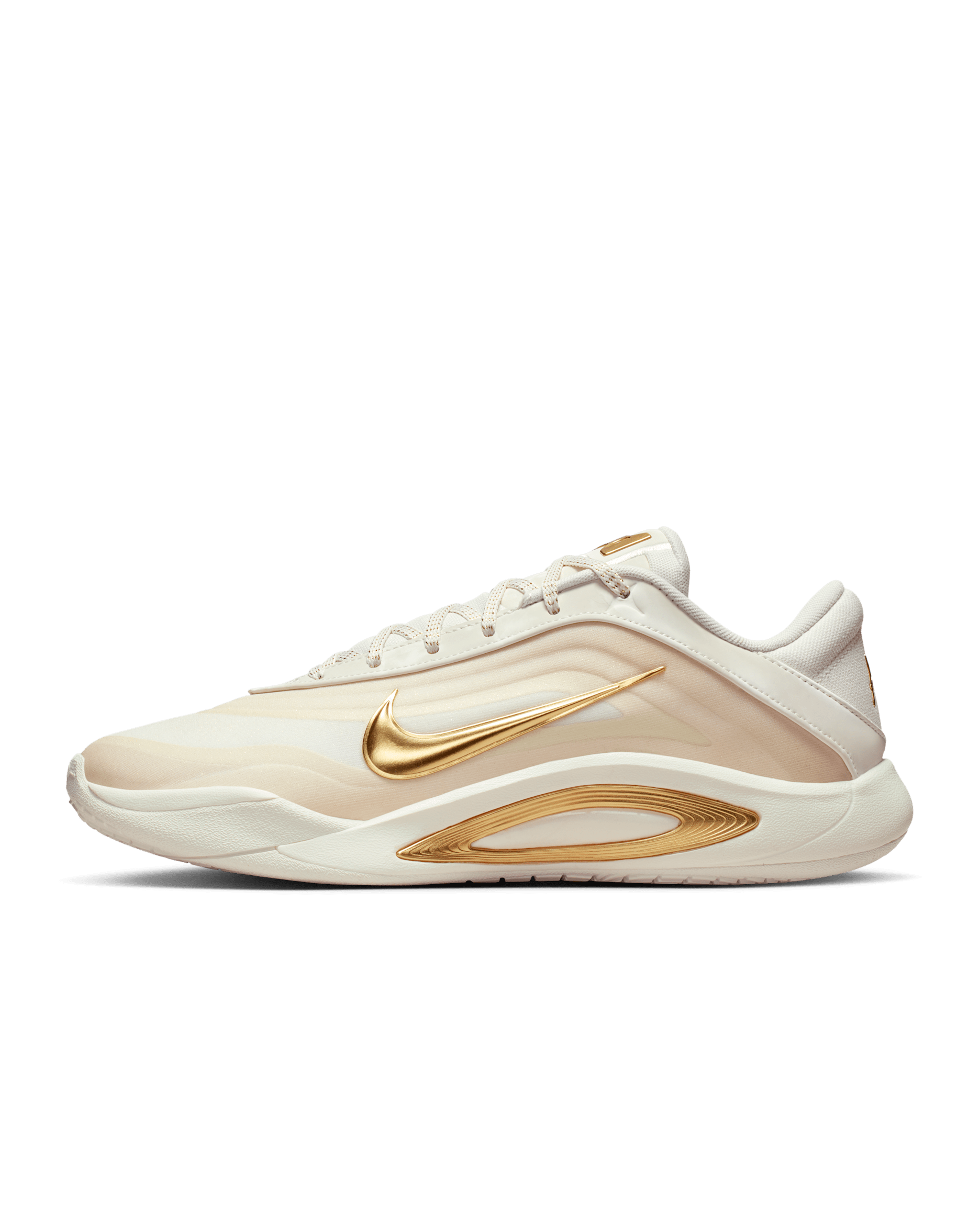 A'One "dyNASTY" EP A'ja Wilson Basketball Shoes - Sail/Metallic Gold/Sail