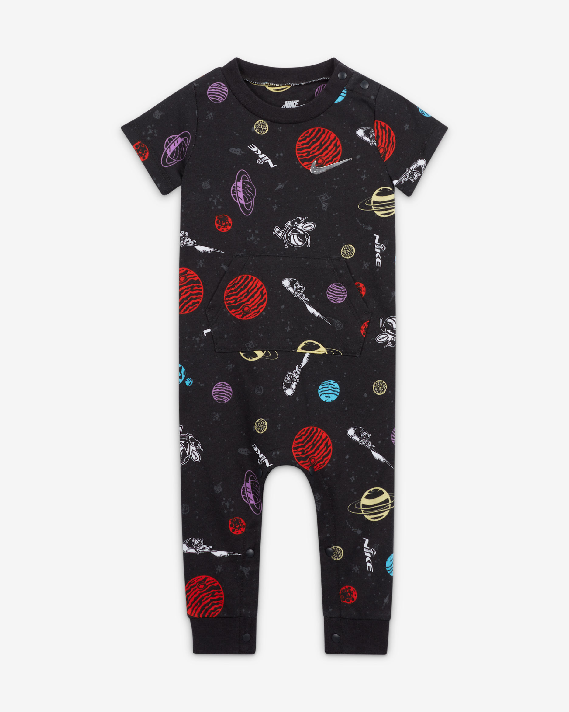 Nike KSA coverall voor baby's (0-12 maanden) - Zwart
