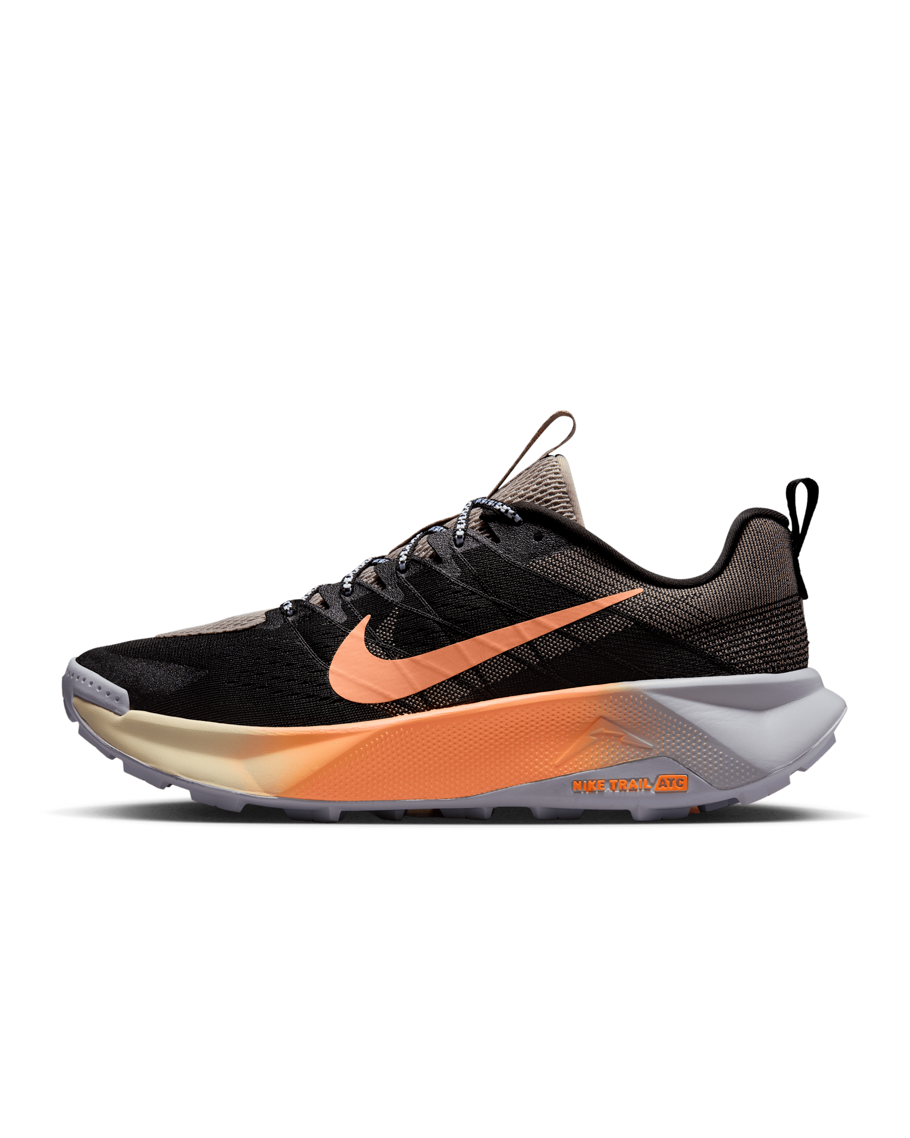 Nike Wildhorse 10 Men's Trail-Running Shoes - Black/Malt/Ghost/Orange Pulse