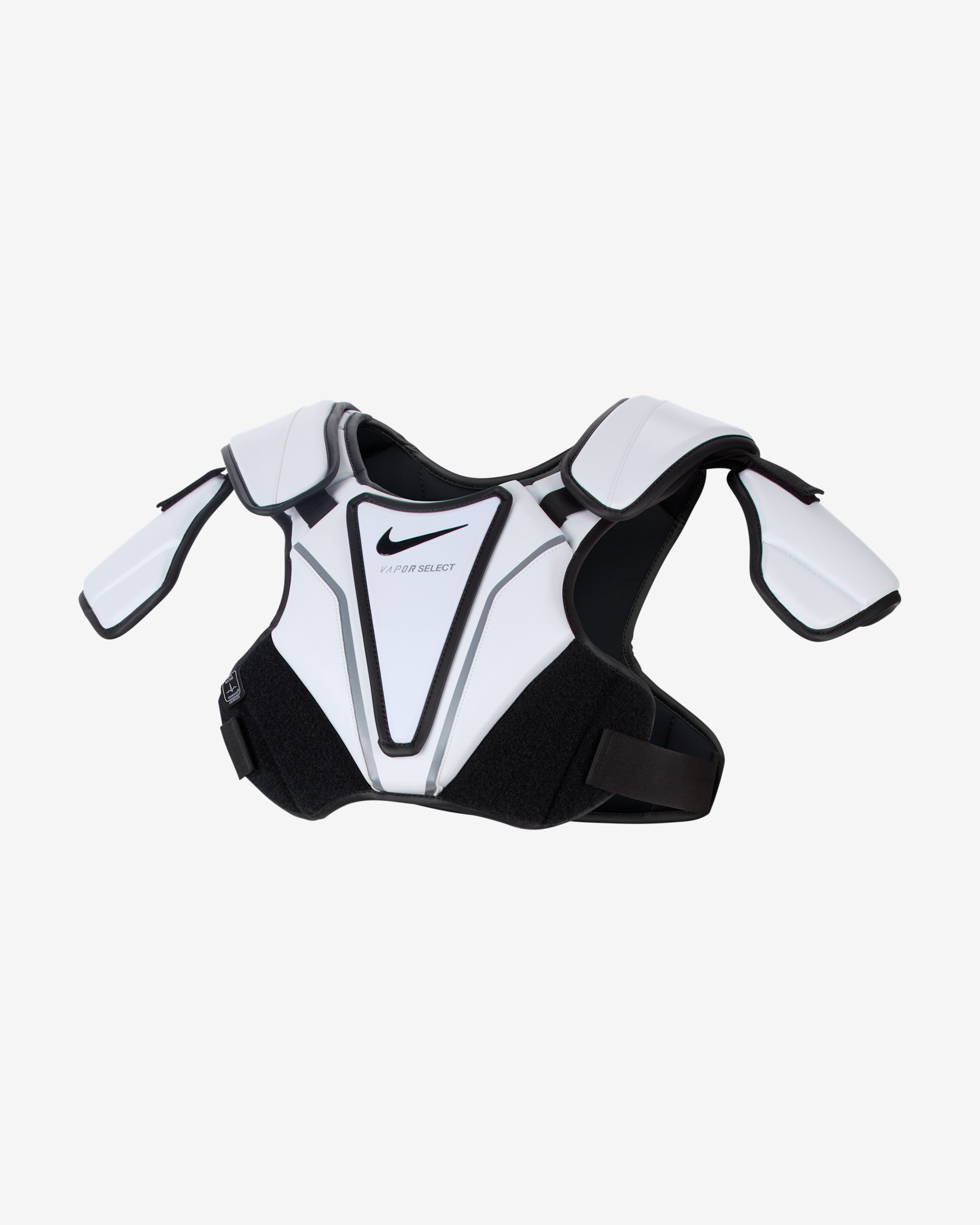 Nike Vapor Select 2.0 Men's Lacrosse Shoulder Pad - White