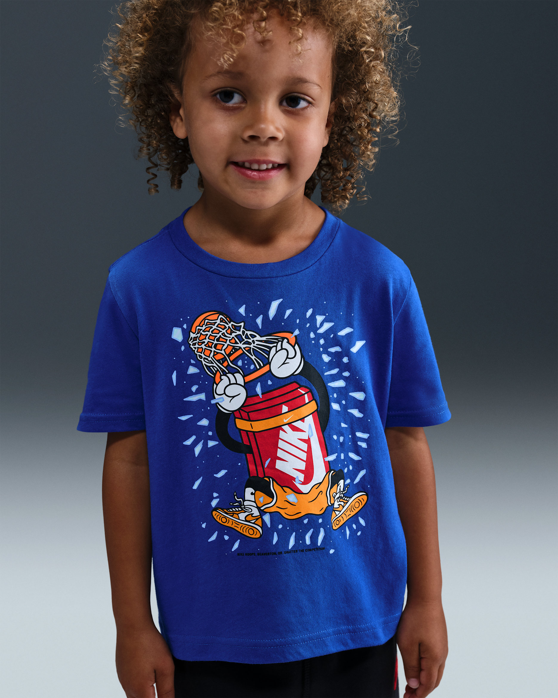 Playera Boxy Dunk infantil Nike - Royal juego