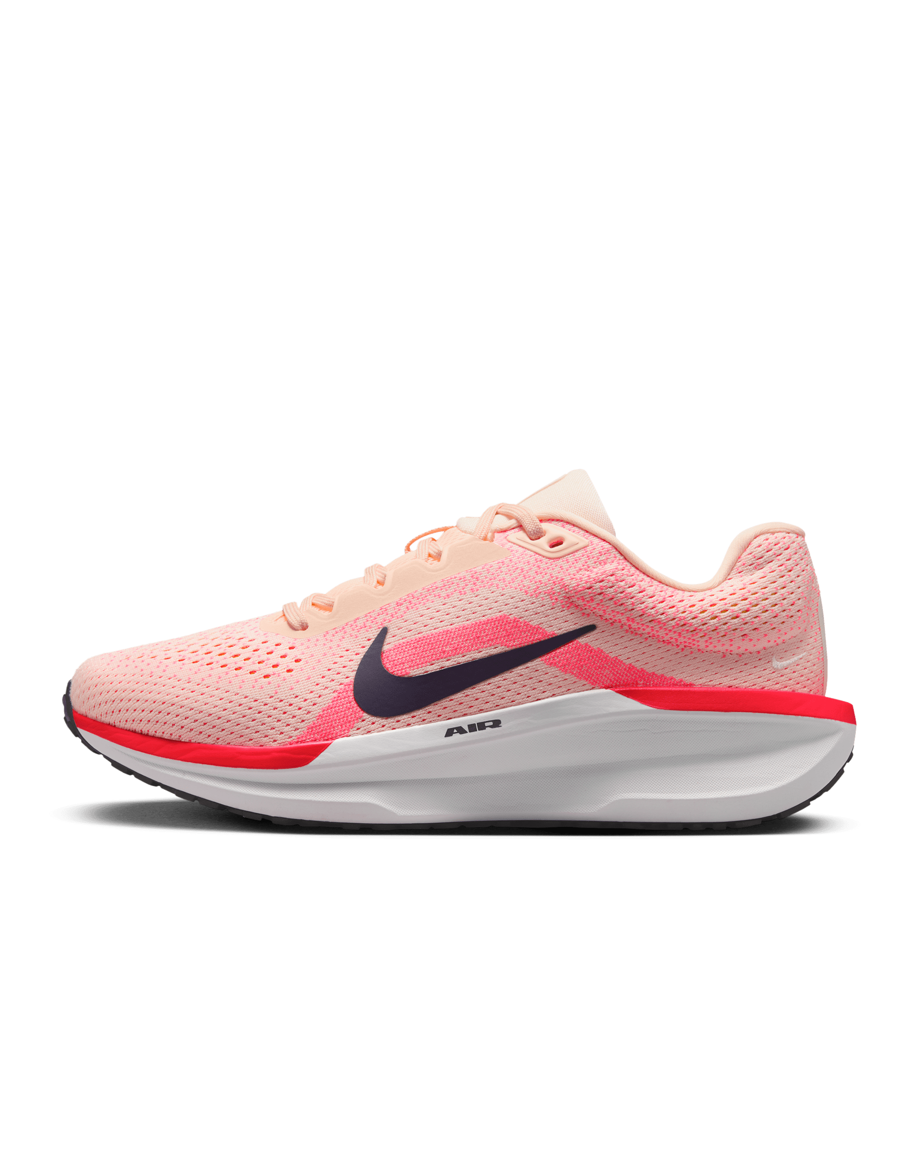 Nike Winflo 11 Women's Road Running Shoes - Crimson Tint/Hot Punch/Pale Ivory/Dark Raisin