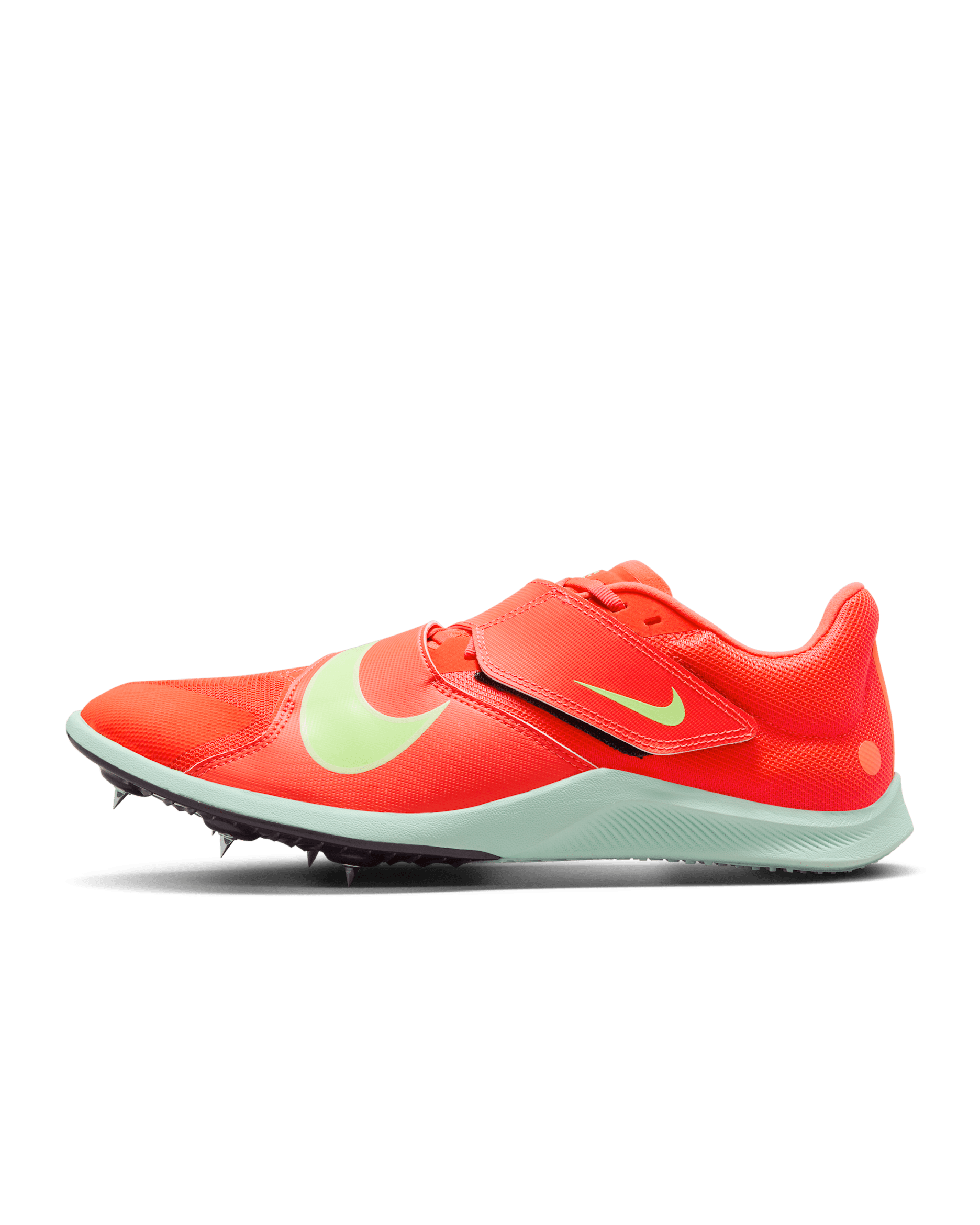 Nike Zoom Rival Jump Track & Field Jumping Spikes - Bright Crimson/Lime Blast/Hyper Orange/Washed Coral
