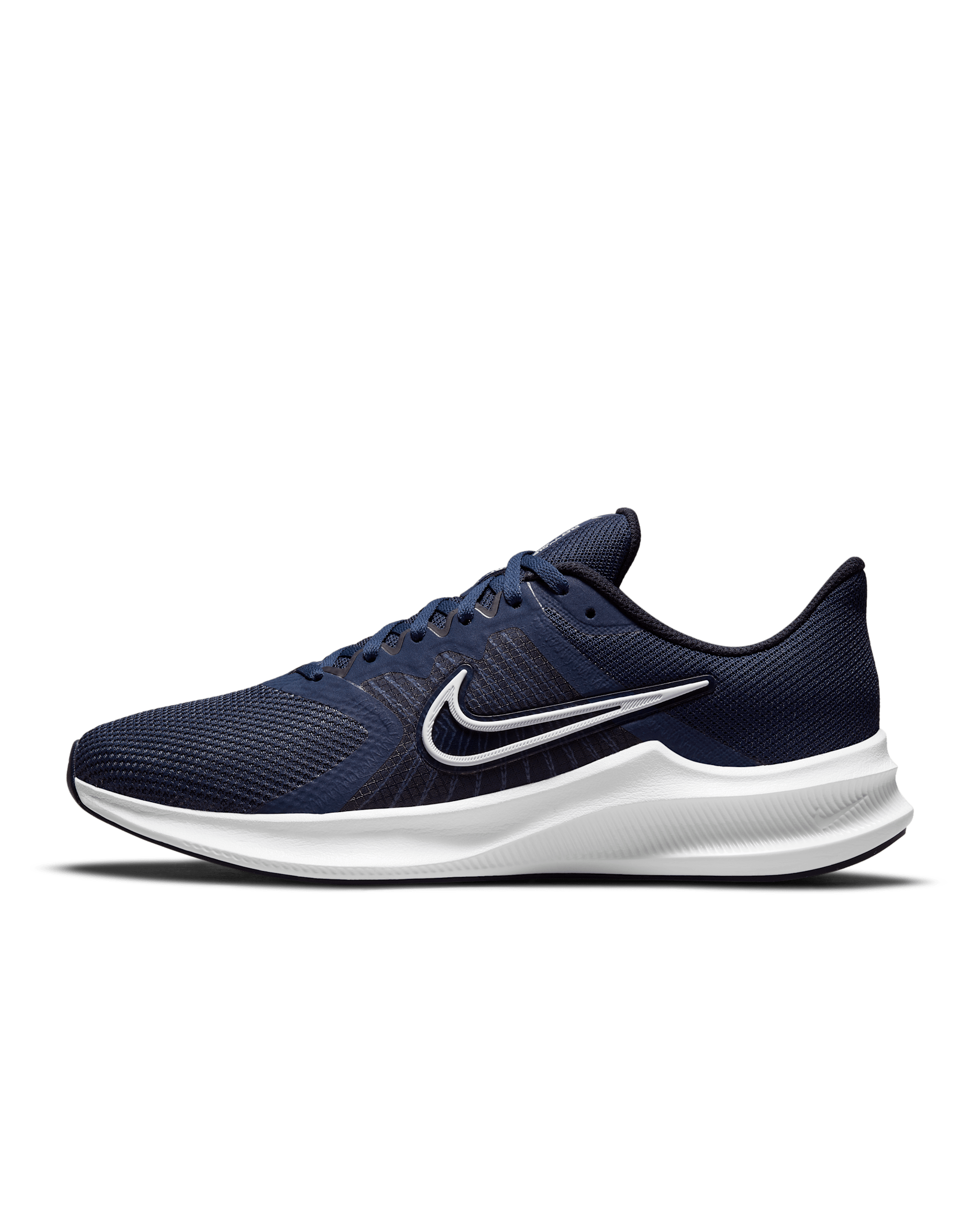 Sapatilhas de running para estrada Nike Downshifter 11 para homem - Midnight Navy/Dark Obsidian/Branco