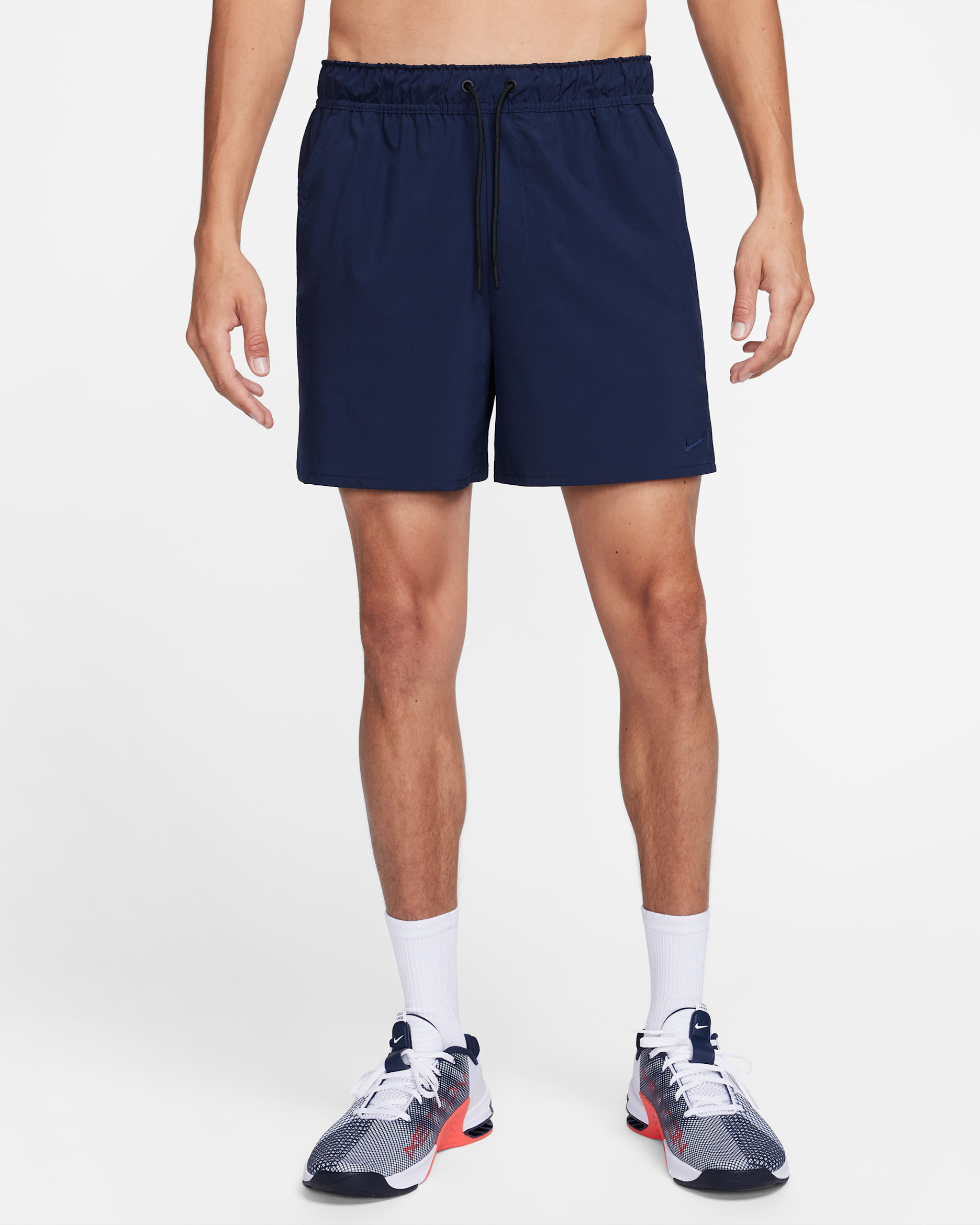 Shorts versátiles sin forro Dri-FIT de 13 cm para hombre Nike Unlimited - Obsidiana/Negro/Obsidiana