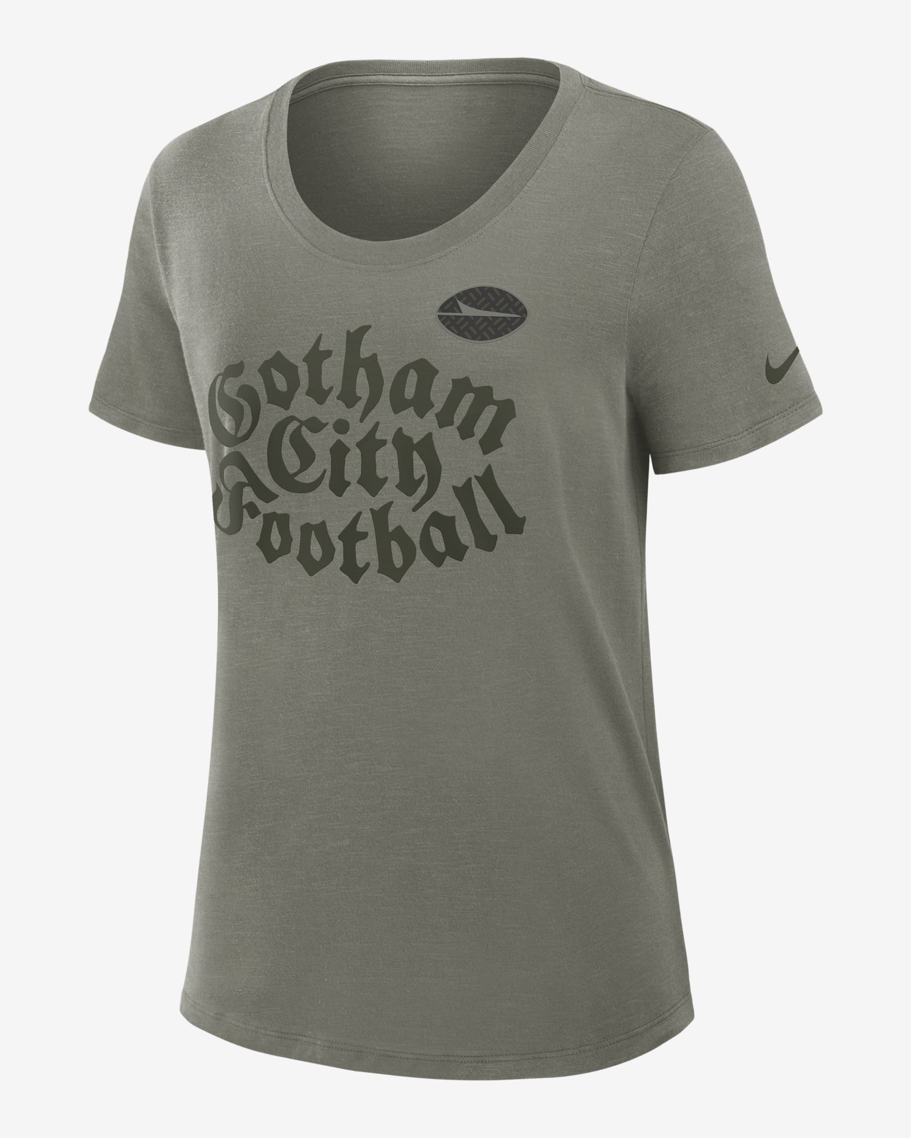 New York Jets Rivalries Collection Slub Women's Nike Dri-FIT NFL T-Shirt - Black