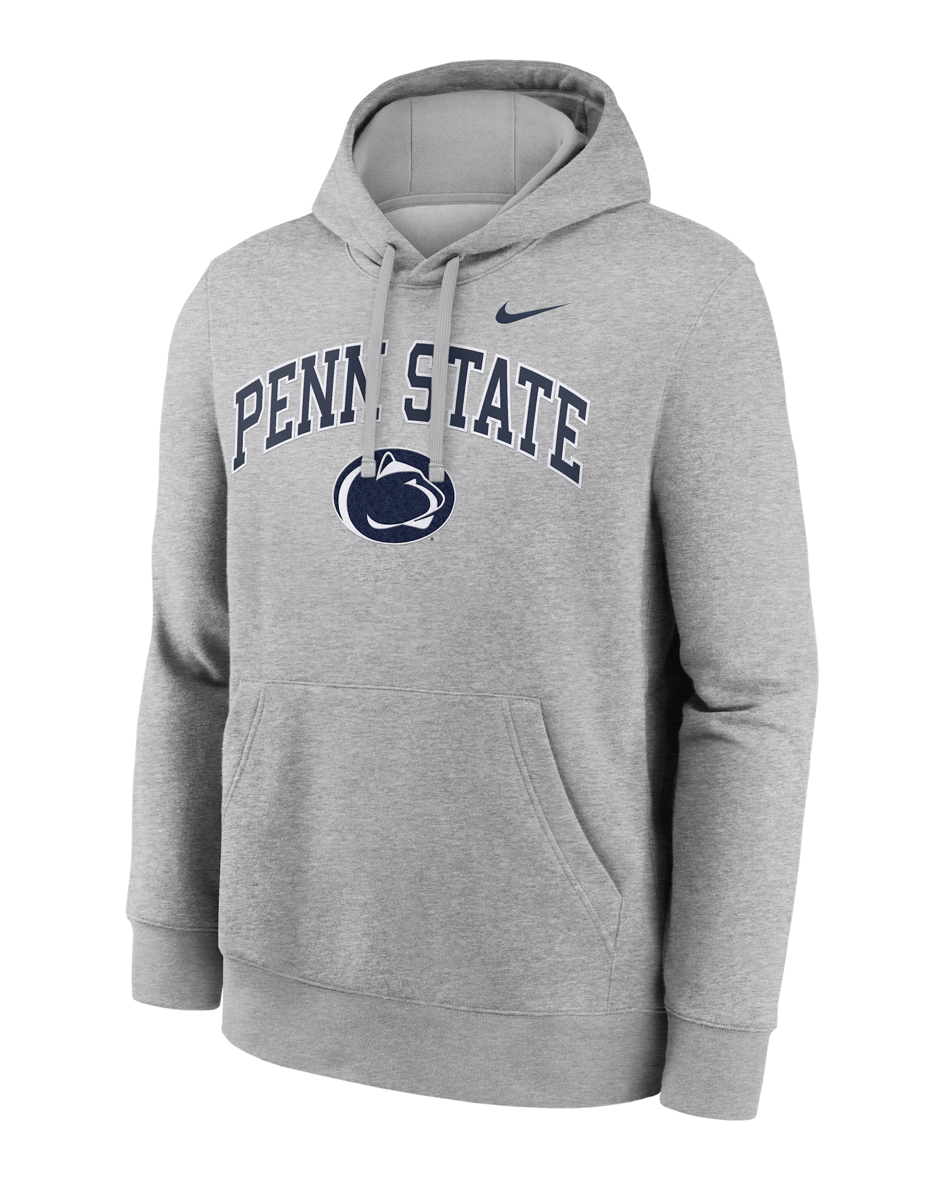 Penn State Arch Men's Nike College Pullover Hoodie - Grey