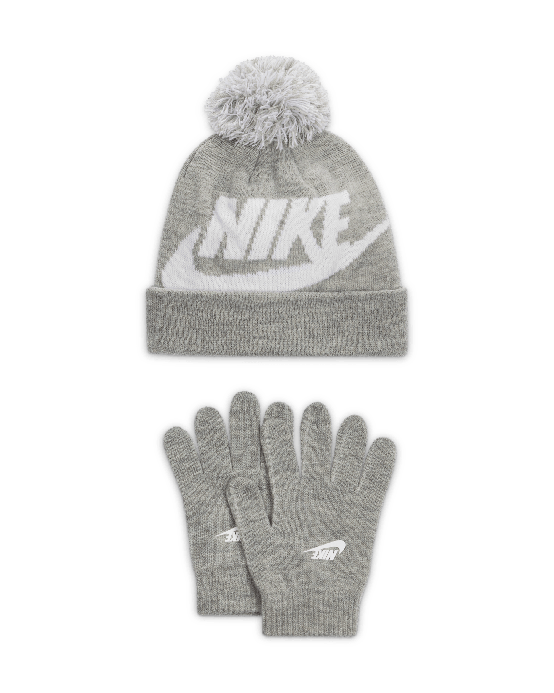 Ensemble 2 pièces bonnet et gants Nike pour Jeune enfant - Dark Grey Heather