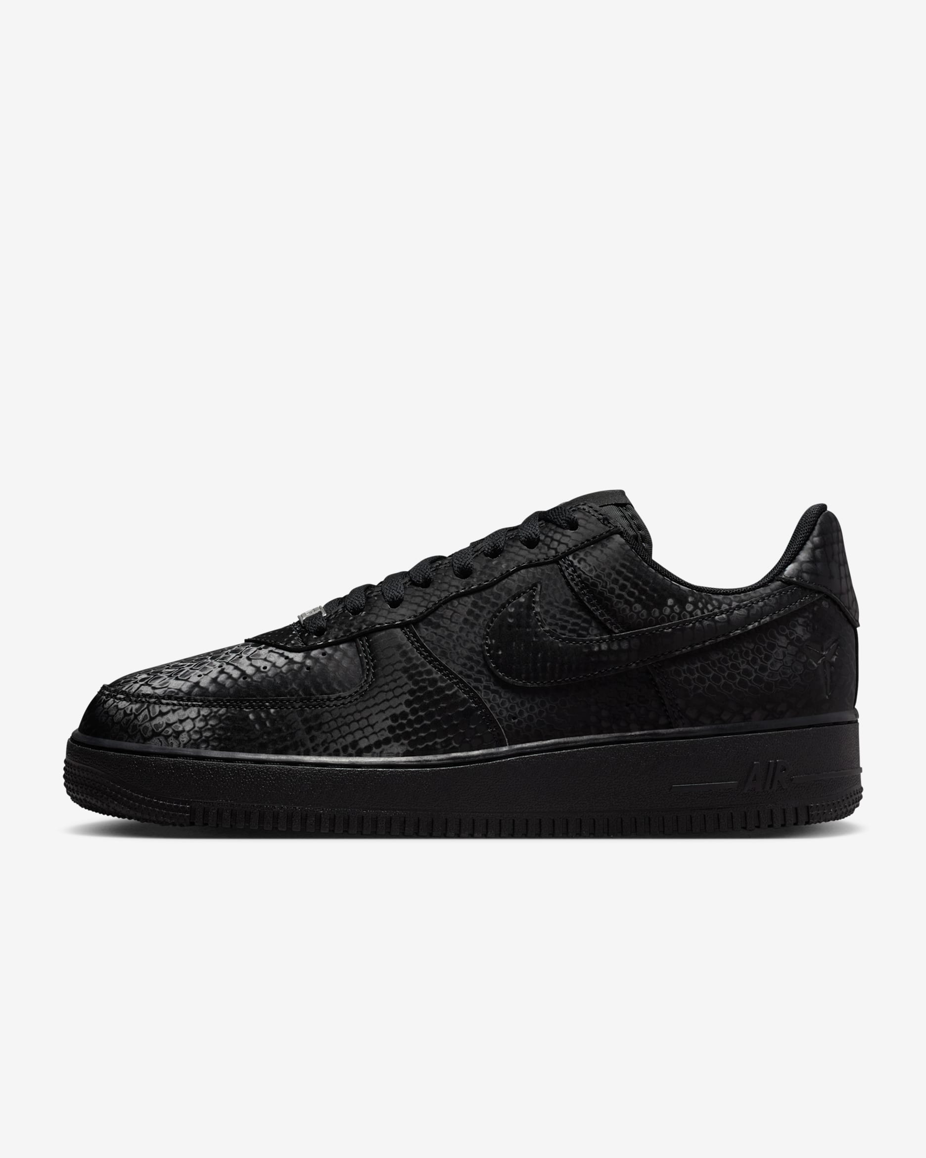 Kobe Air Force 1 Low Men's Shoes - Black/Black